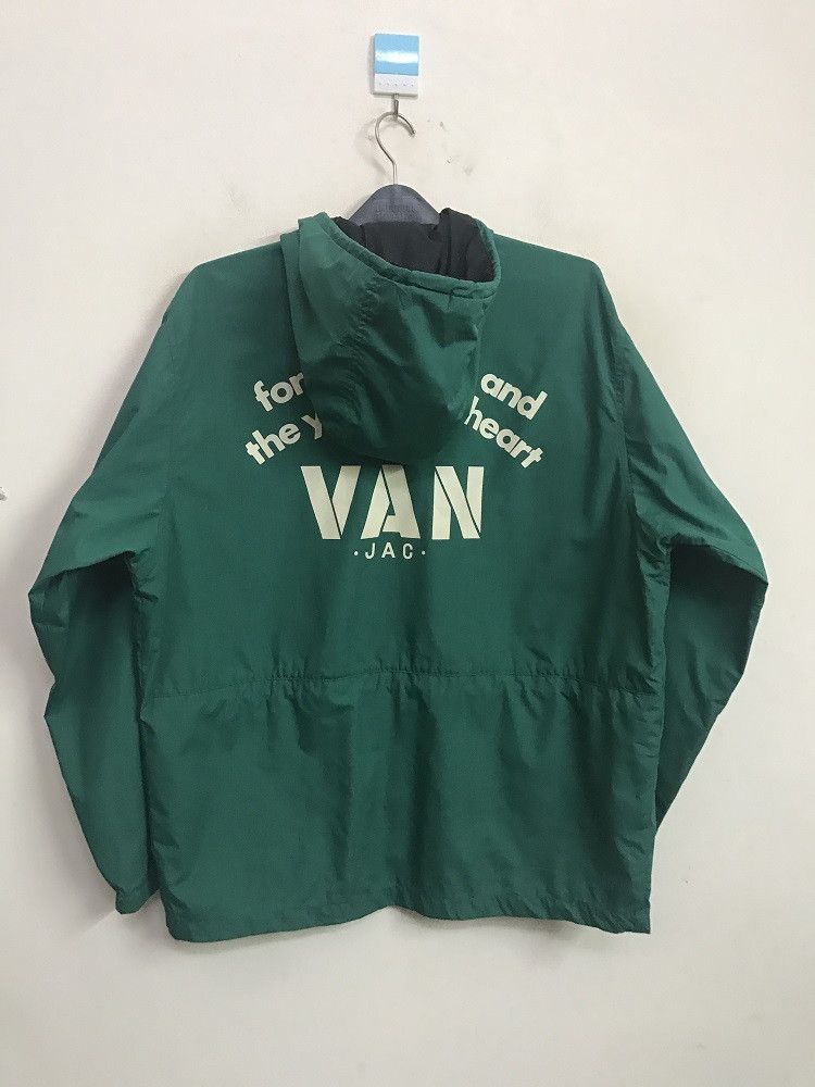 Vintage Vintage VAN JAC Japan Armpit Ventilation Hoodie Green Size US M / EU 48-50 / 2 - 1 Thumbnail