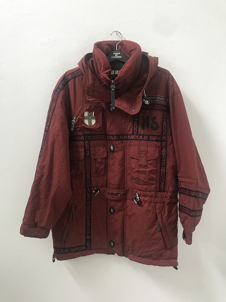 Nicole Club NICOLE SPORTS Japan Spellout Hoodie Ski Jacket Size US L / EU 52-54 / 3 - 14 Thumbnail