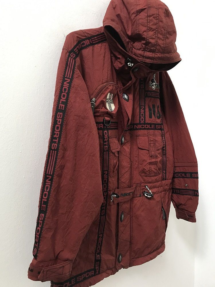 Nicole Club NICOLE SPORTS Japan Spellout Hoodie Ski Jacket Size US L / EU 52-54 / 3 - 10 Thumbnail