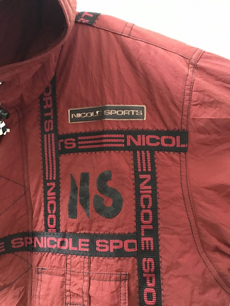 Nicole Club NICOLE SPORTS Japan Spellout Hoodie Ski Jacket Size US L / EU 52-54 / 3 - 4 Thumbnail