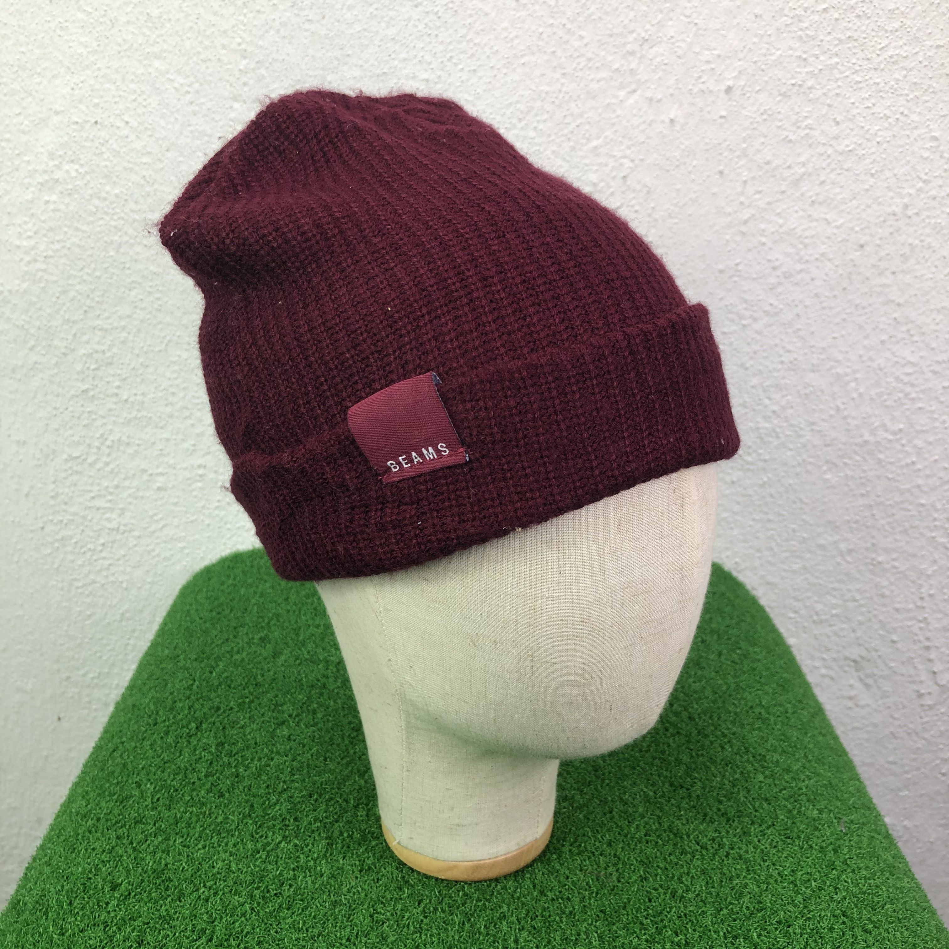 Beams Plus × Japanese Brand Beams Black Beanie Hat Size ONE SIZE - 2 Thumbnail