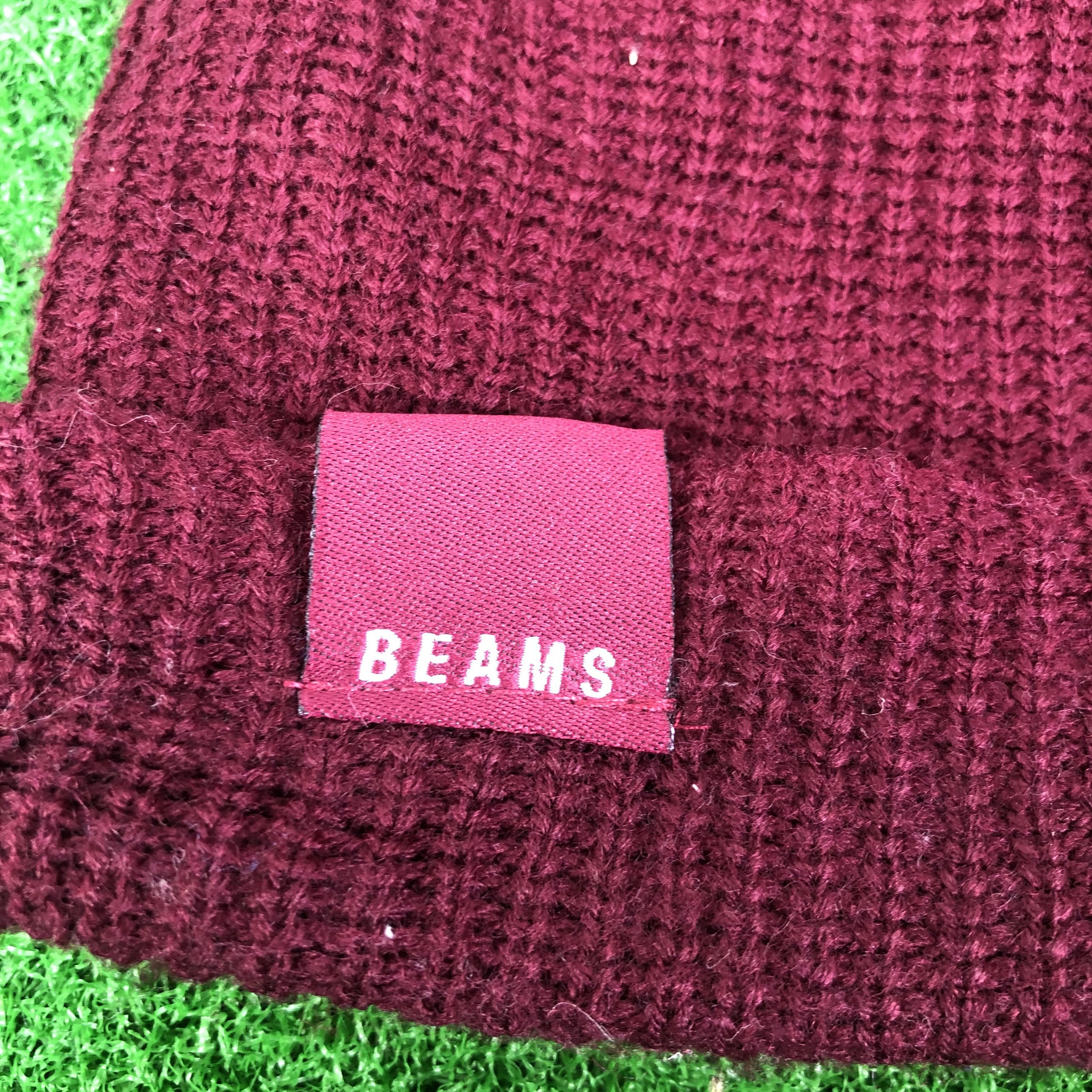 Beams Plus × Japanese Brand Beams Black Beanie Hat Size ONE SIZE - 4 Thumbnail