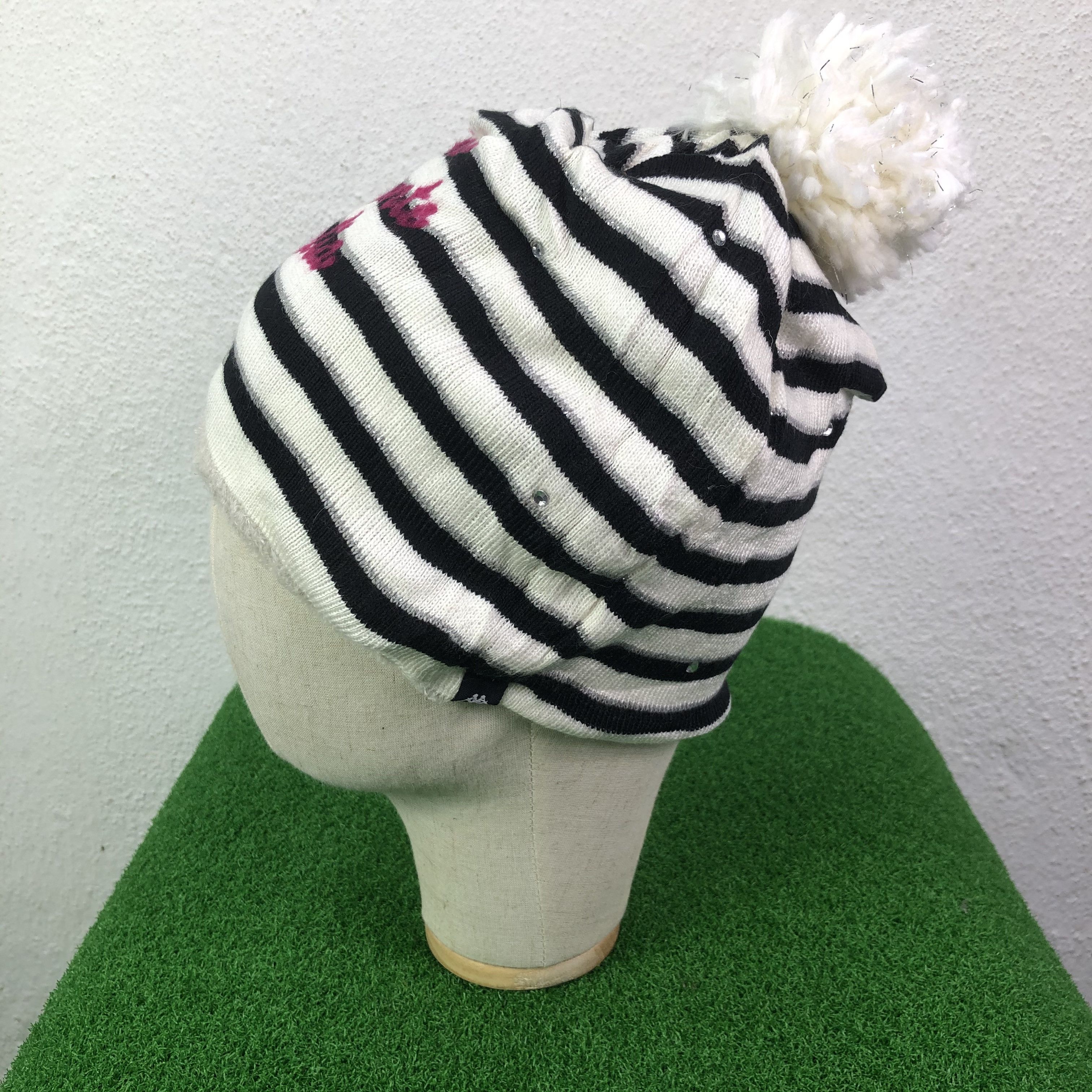 Kappa Kappa Striped Beanie Hat Size ONE SIZE - 3 Thumbnail
