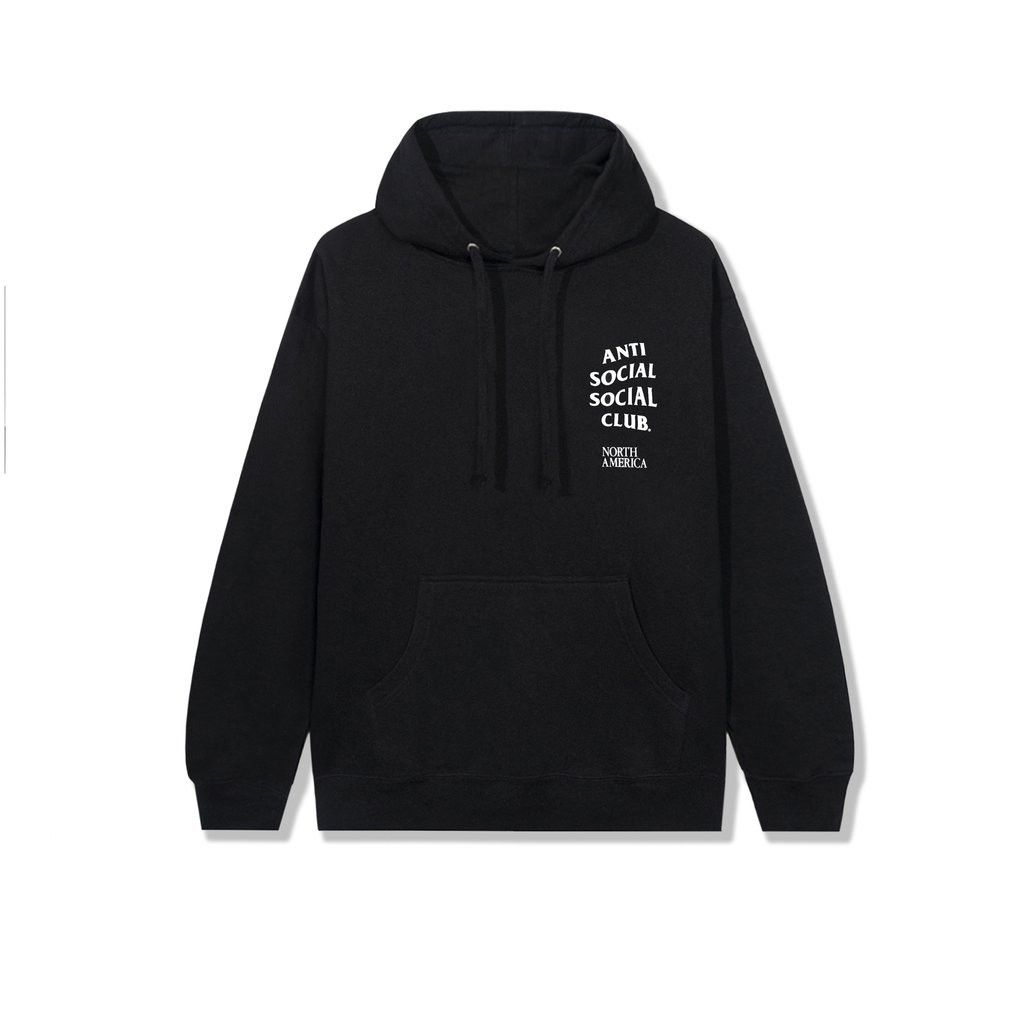 DS White ASSC North America Black Hoodie BAPE KITH FOG kaws