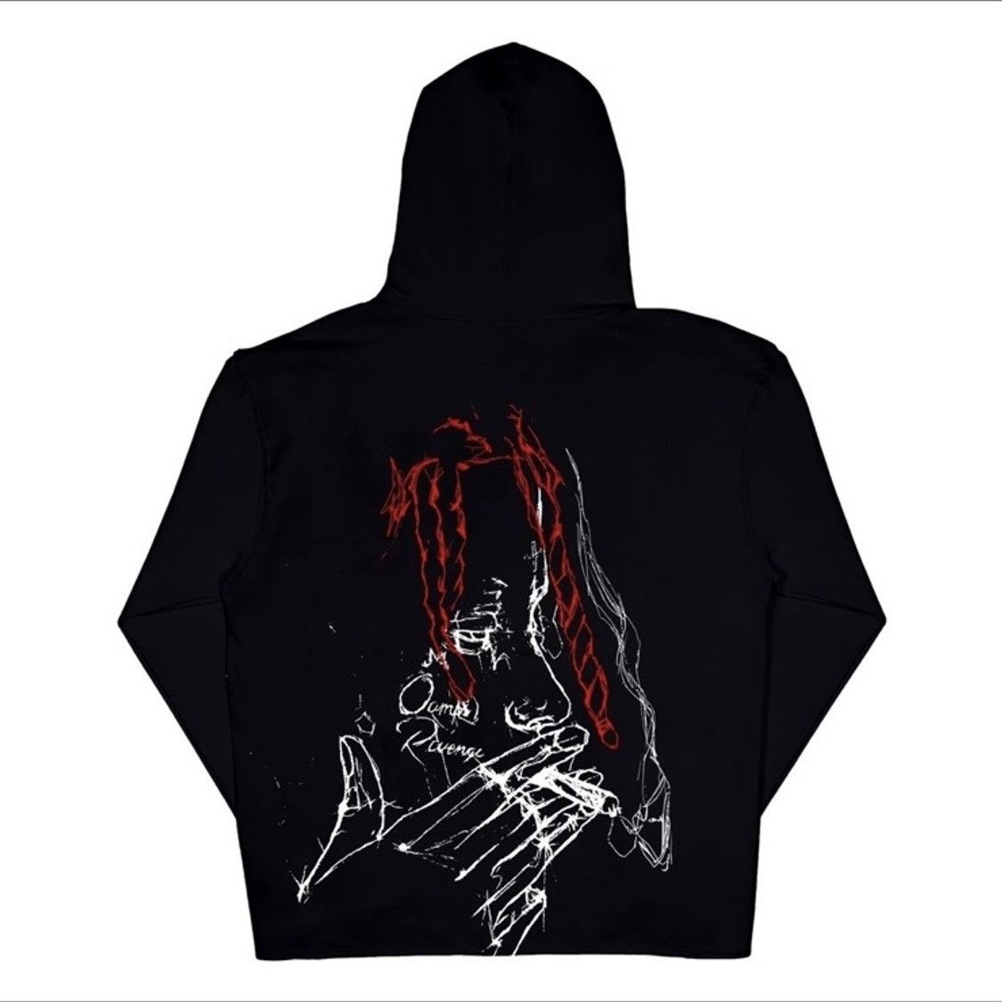 Revenge × Trippie Redd Revenge Arch Smoking Hoodie Size US M / EU 48-50 / 2 - 2 Thumbnail