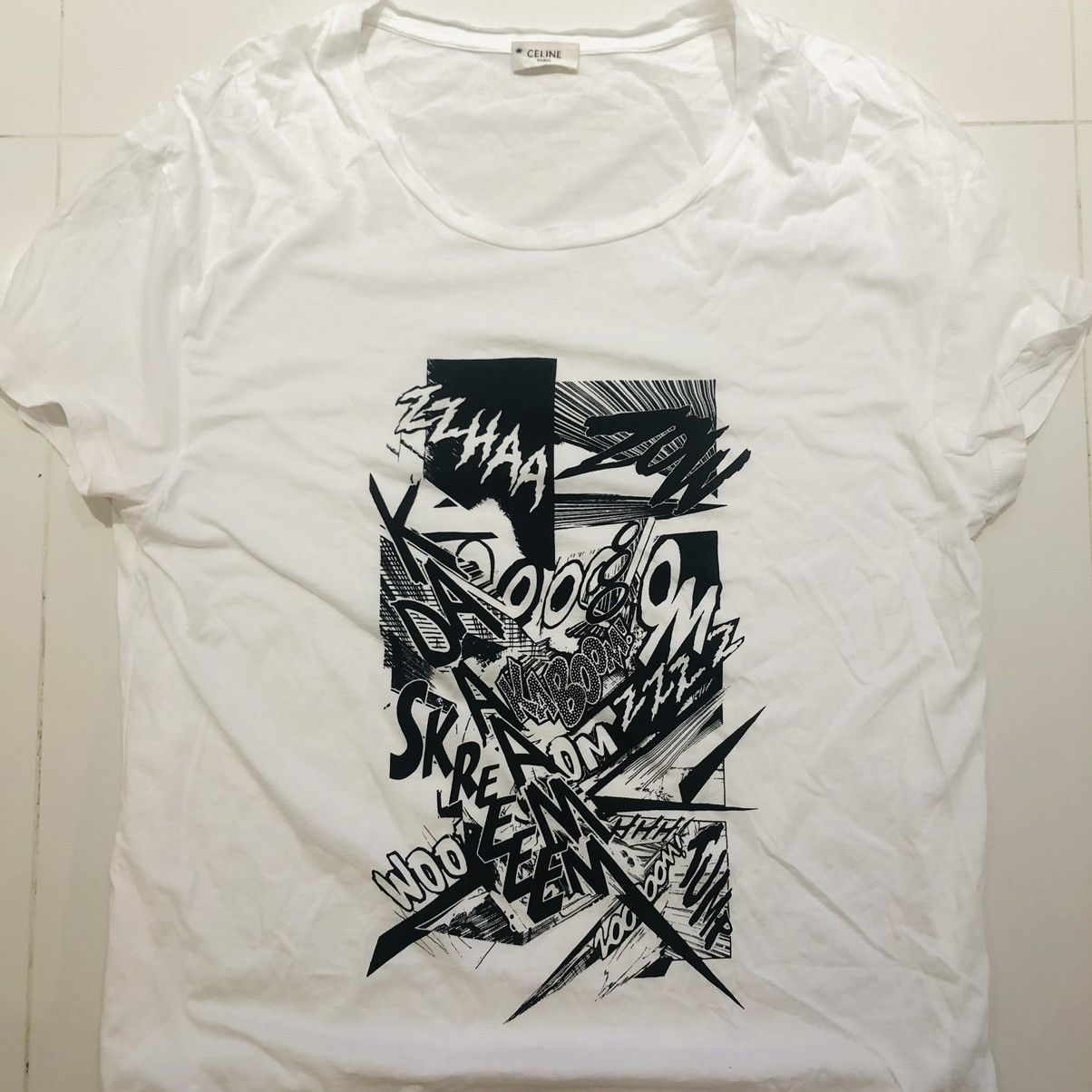 Celine × Hedi Slimane Celine tee Size US L / EU 52-54 / 3 - 4 Thumbnail