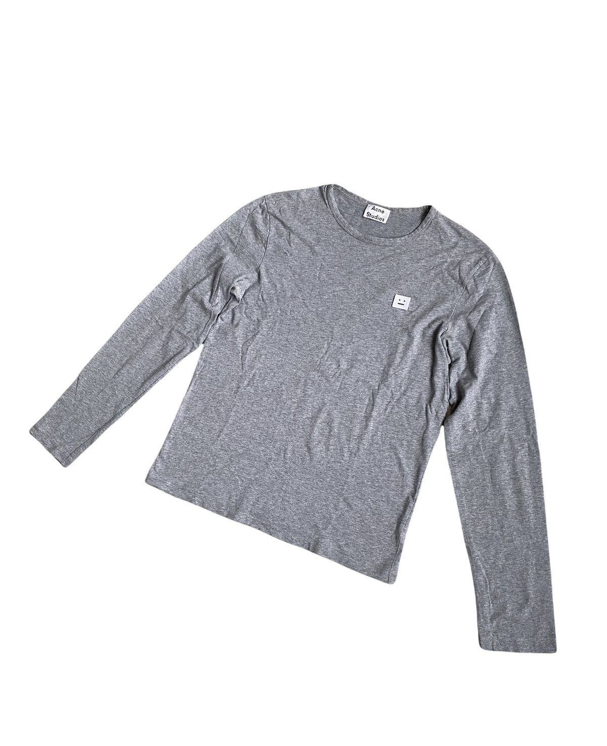 Acne Studios 🔥 280$ Acne Studios Long Sleeve Tage Face Sweatshirt/T-shirt Size US M / EU 48-50 / 2 - 1 Thumbnail
