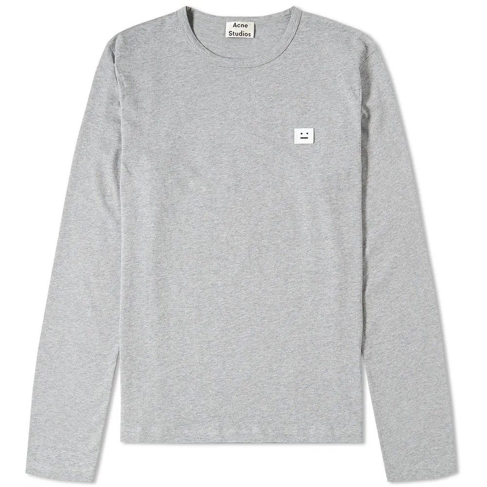 Acne Studios 🔥 280$ Acne Studios Long Sleeve Tage Face Sweatshirt/T-shirt Size US M / EU 48-50 / 2 - 14 Thumbnail