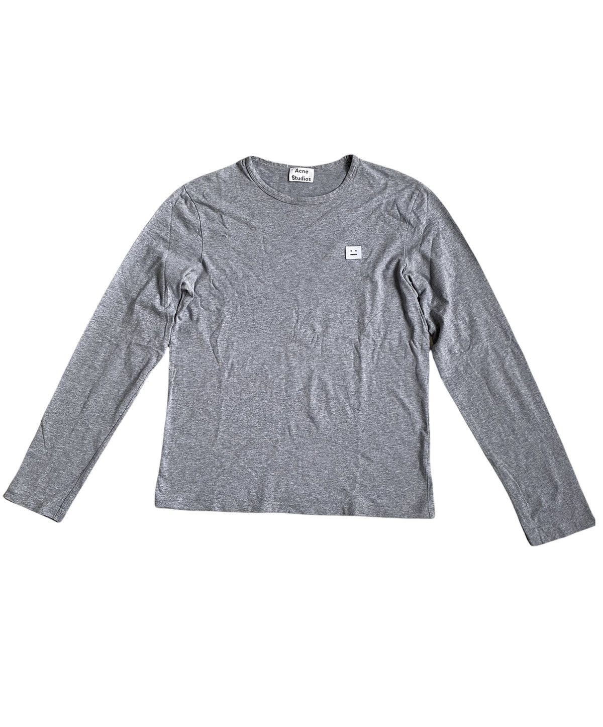 Acne Studios 🔥 280$ Acne Studios Long Sleeve Tage Face Sweatshirt/T-shirt Size US M / EU 48-50 / 2 - 2 Thumbnail