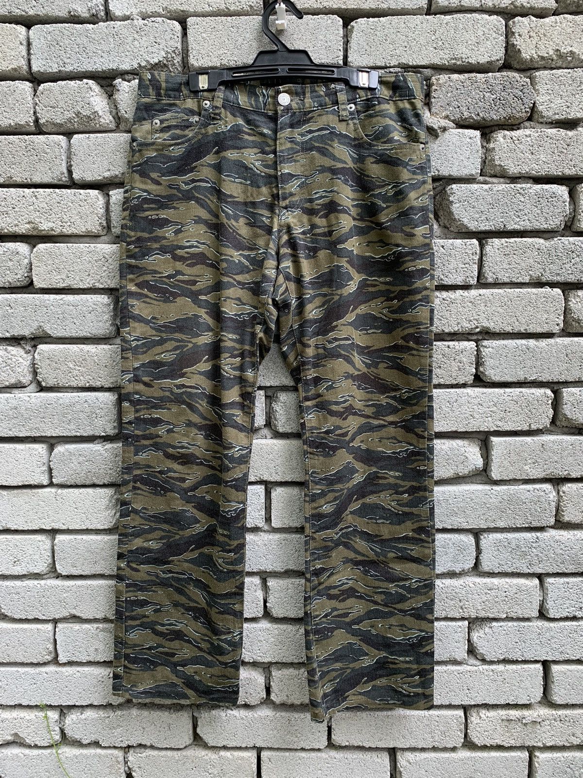 Japanese Brand J.Secret.B Tiger Stripe Style Streching Pants