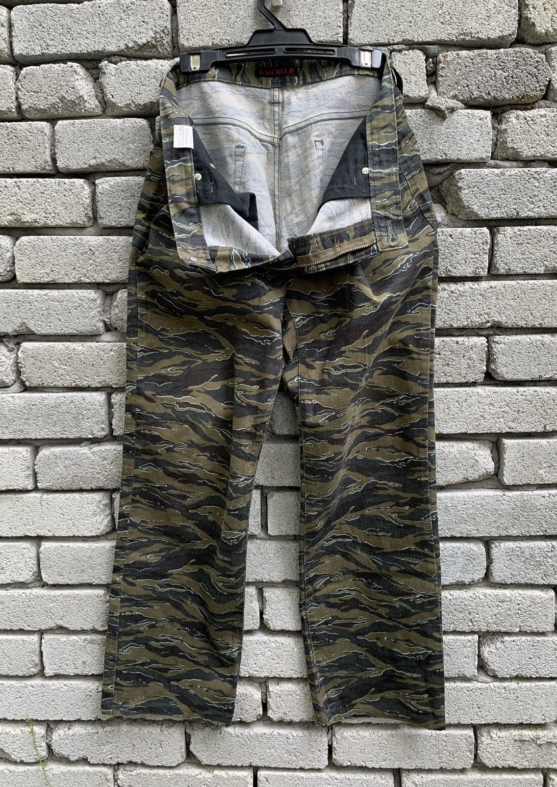 Japanese Brand J.Secret.B Tiger Stripe Style Streching Pants
