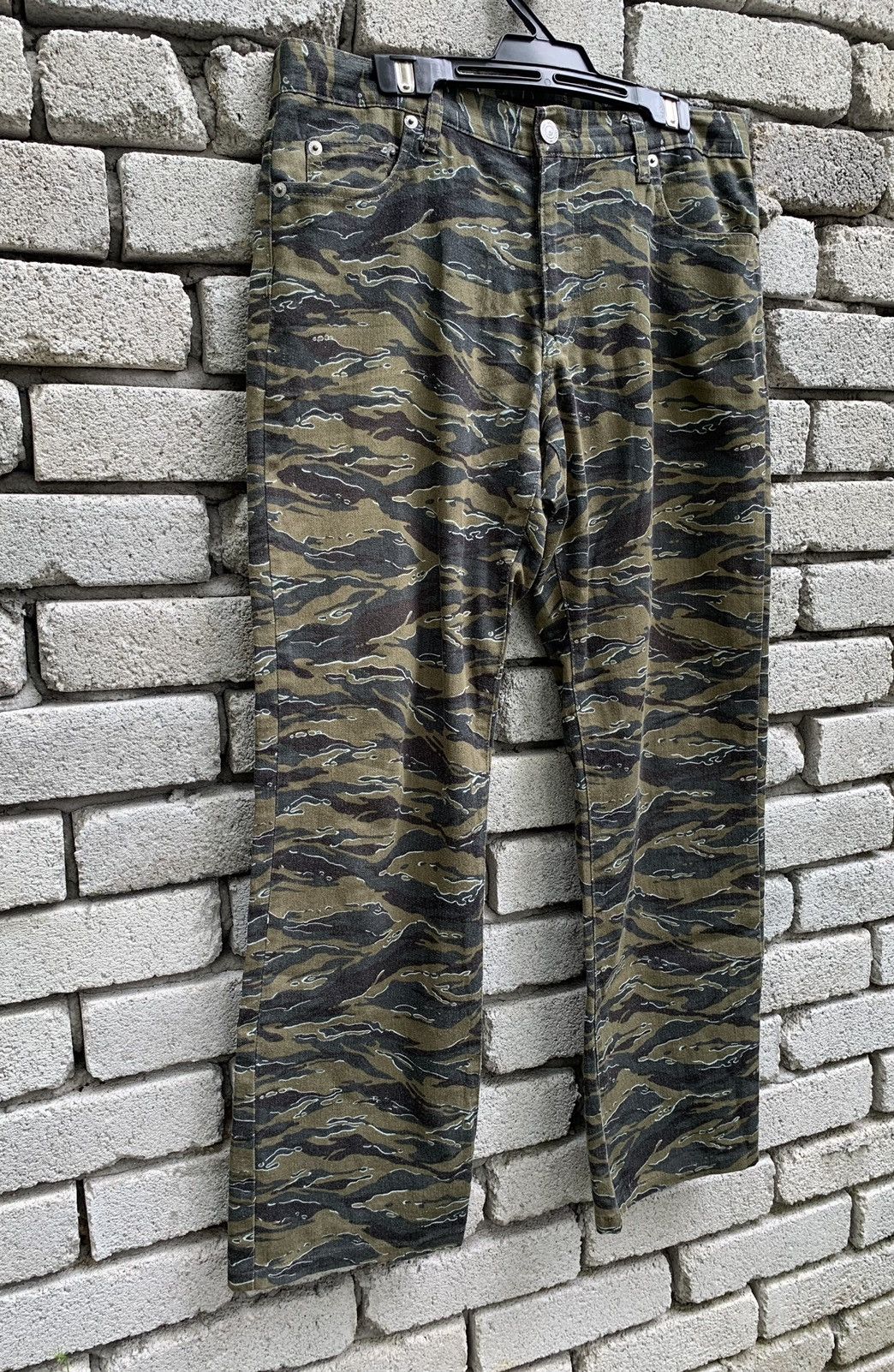 Japanese Brand J.Secret.B Tiger Stripe Style Streching Pants