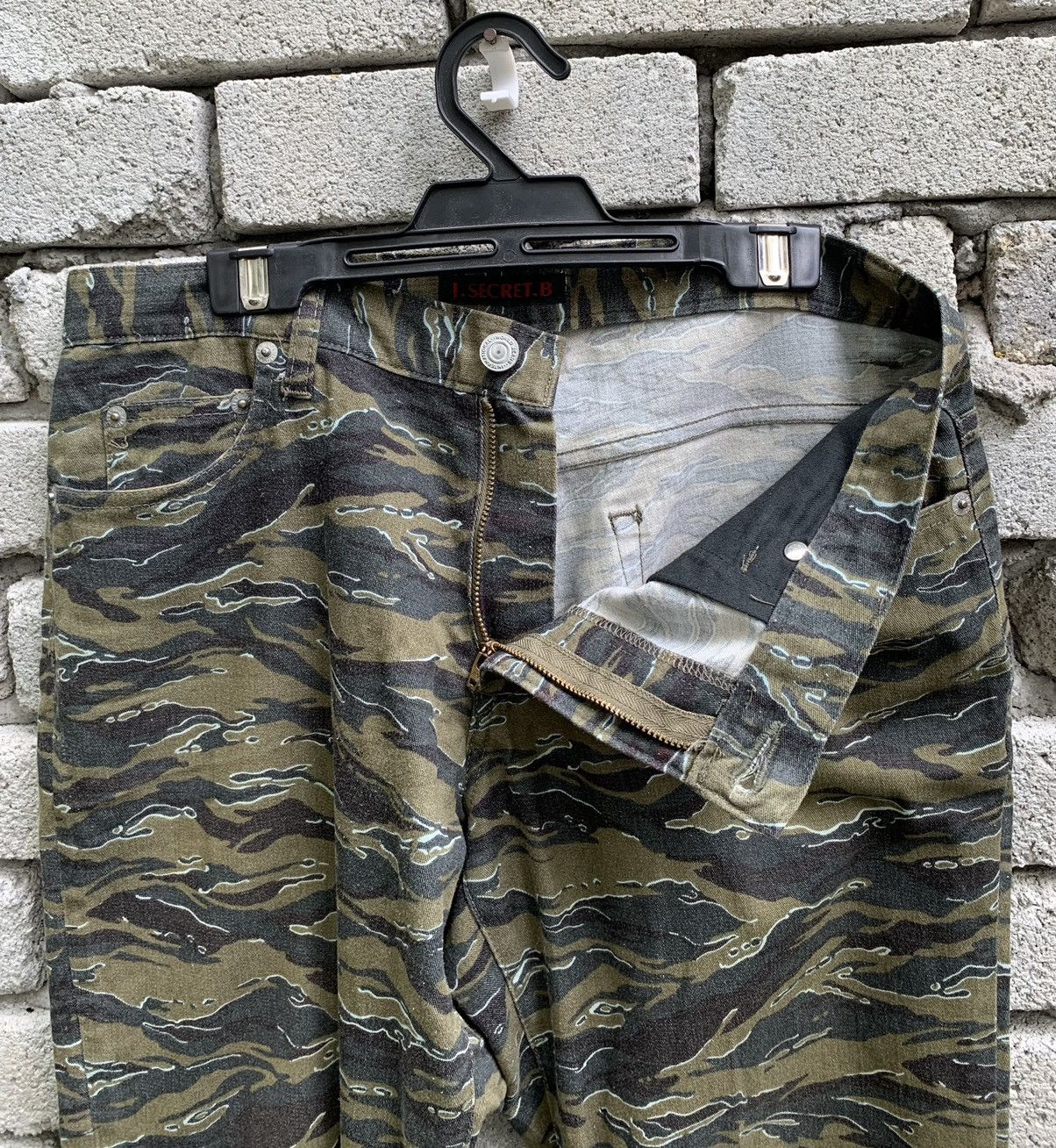 Japanese Brand J.Secret.B Tiger Stripe Style Streching Pants