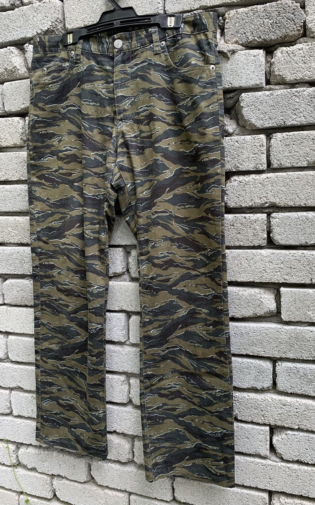 Japanese Brand J.Secret.B Tiger Stripe Style Streching Pants
