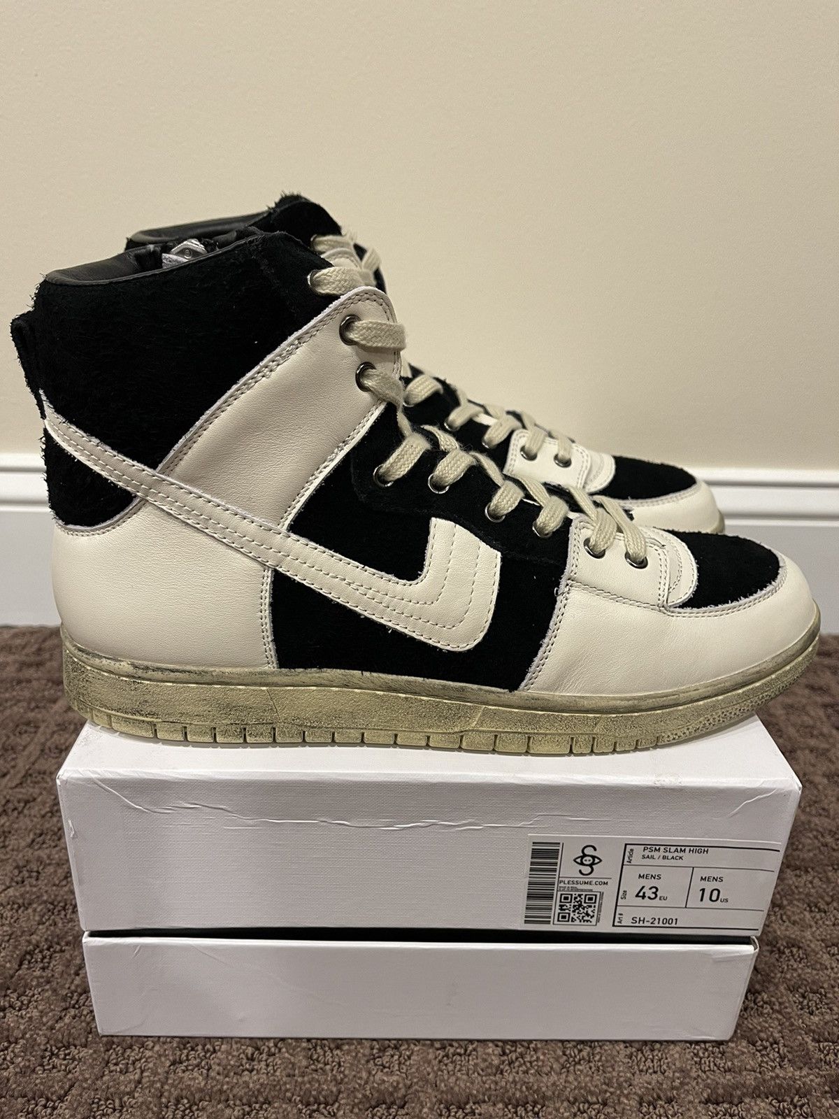 Vintage Plessume Slam High Bootleg Rick Owen / Nike Dunk size 43 | Grailed