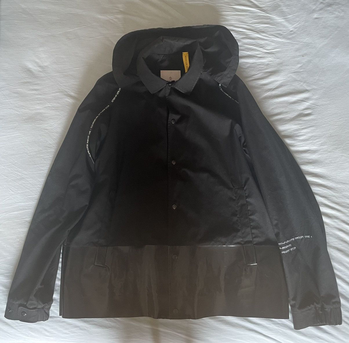 Moncler Vulcanized bottom light jacket SUPER RARE | Grailed