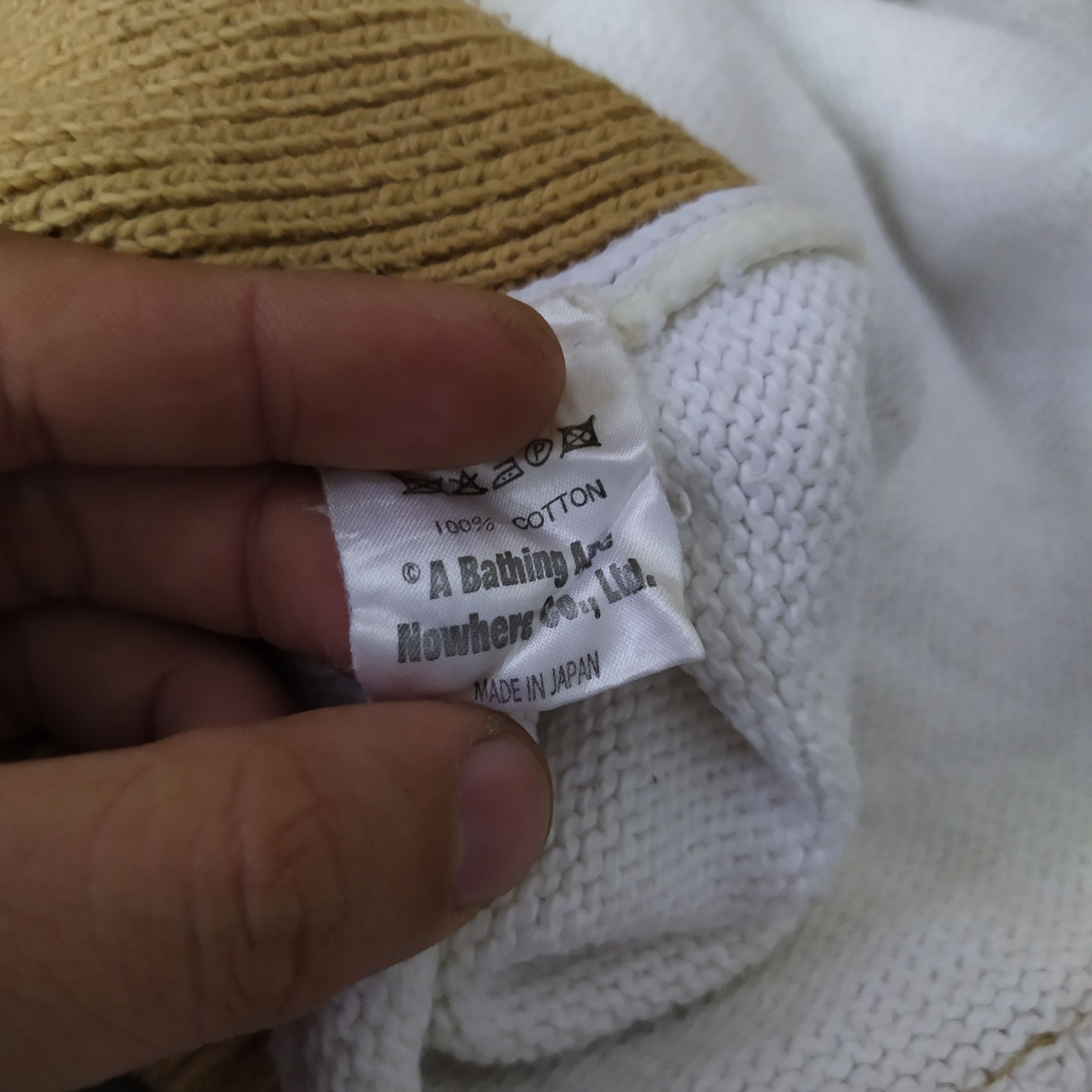 VTG A BATHING APE BAPE KNITWEAR (D252)