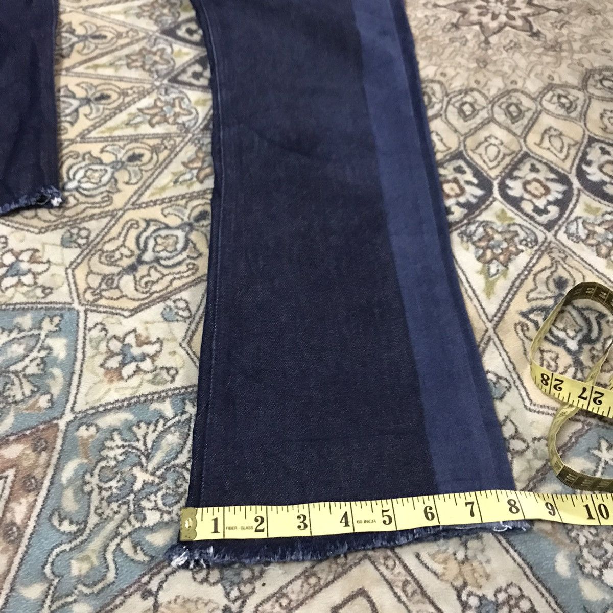 Acne Studios Acne Studios Hot Laser Print Denim Flare Jeans Size US 32 / EU 48 - 17 Thumbnail