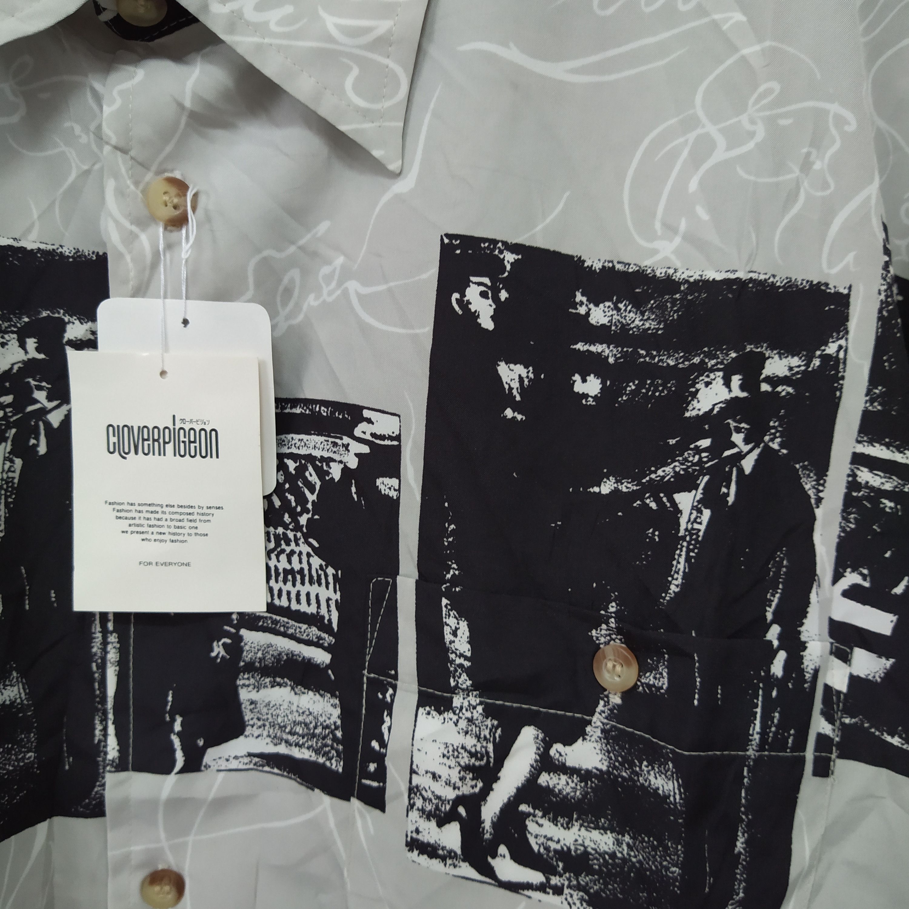 Japanese Brand × Seditionaries CLOVERIGEON PUNK SHIRT JAPAN (D255) Size US L / EU 52-54 / 3 - 2 Thumbnail