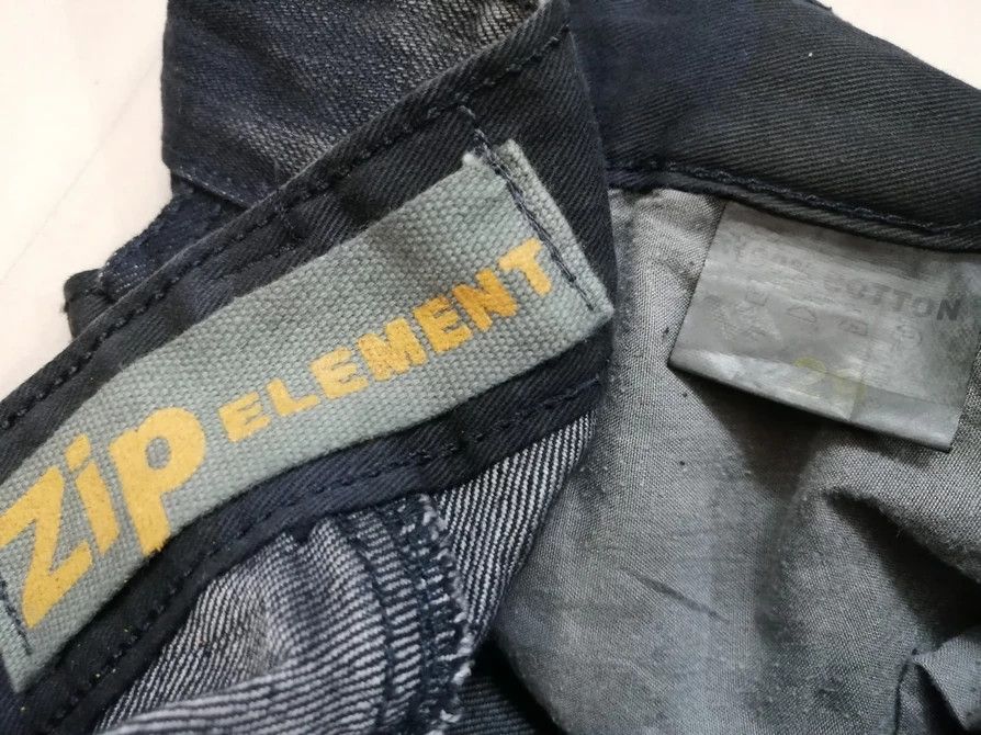 Japanese Brand Zip Element Punk Bondage Grunge Suspender Jeans Size US 28 / EU 44 - 5 Thumbnail