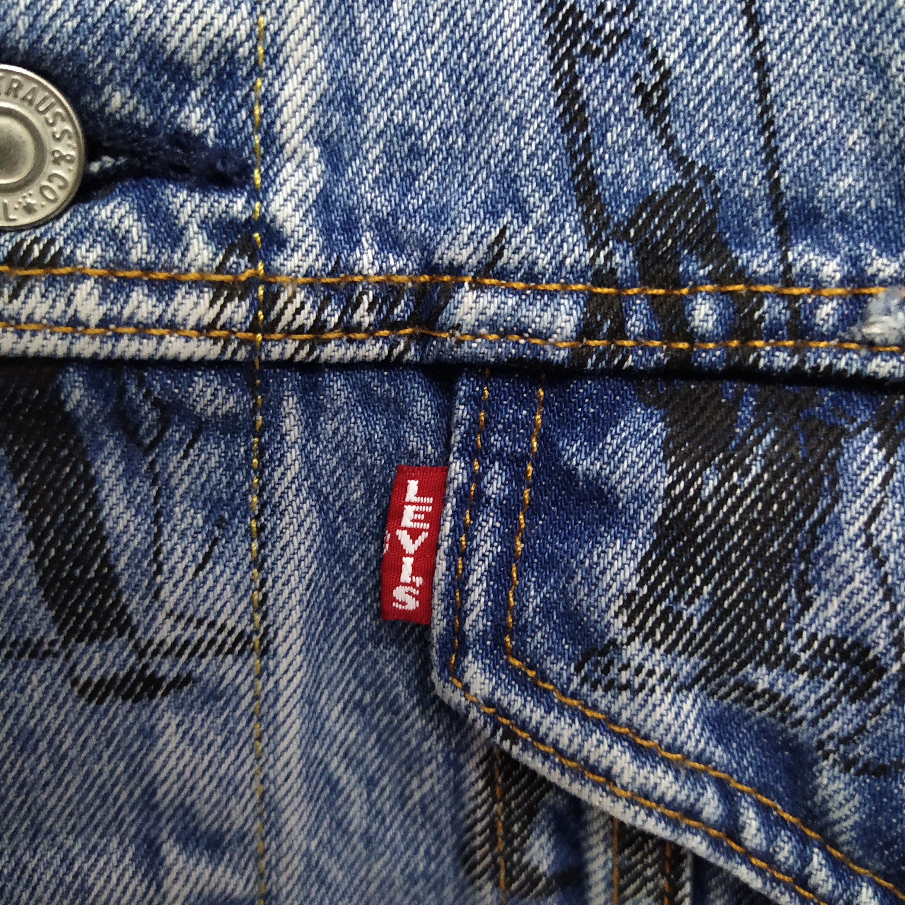 Levi's LEVIS BIG E 'SHRINK2FIT' LIMITED DISTRESSED JACKET (D246C) Size US S / EU 44-46 / 1 - 5 Thumbnail