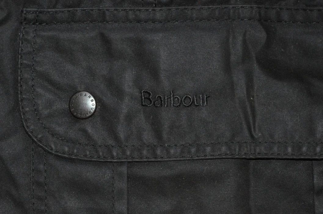 Barbour × Other Barbour Utility Mac Wax Women Jacket Black Waxed Cotton Size L / US 10 / IT 46 - 18 Thumbnail