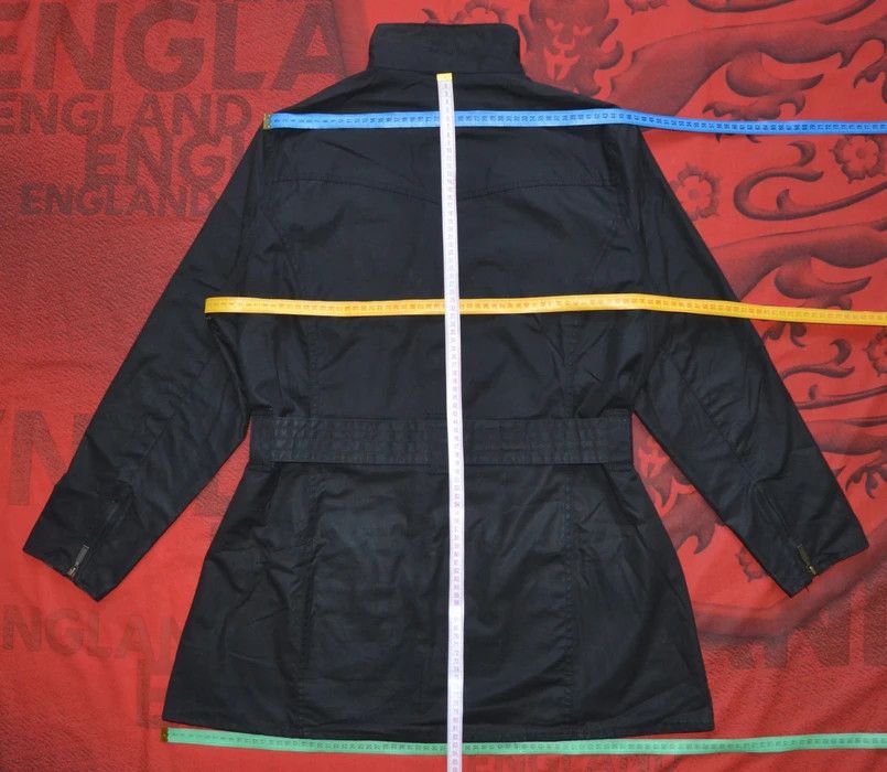 Barbour × Other Barbour Utility Mac Wax Women Jacket Black Waxed Cotton Size L / US 10 / IT 46 - 15 Thumbnail