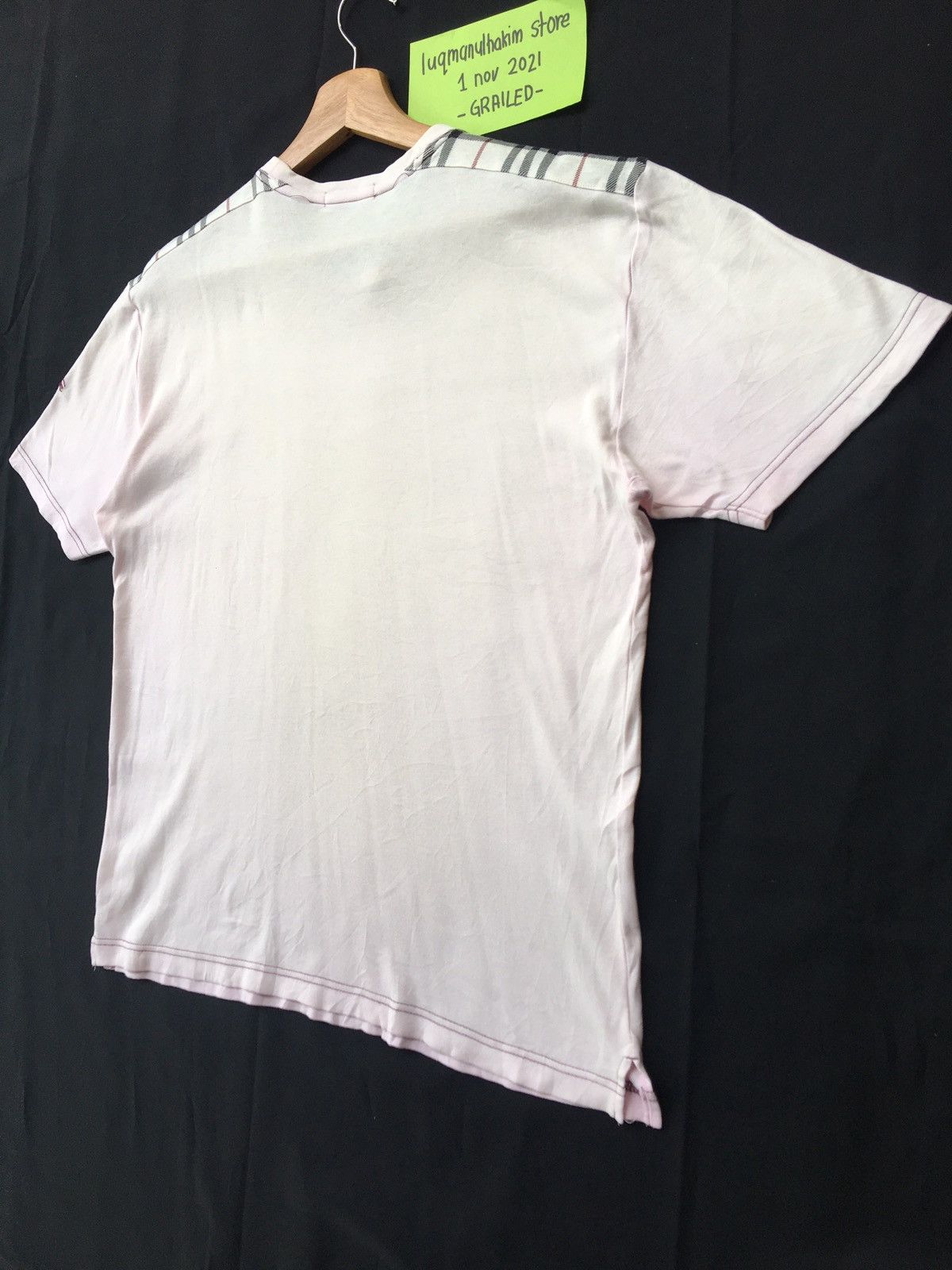 Burberry Vintage Burberry Checkered Tshirt Size US M / EU 48-50 / 2 - 16 Thumbnail