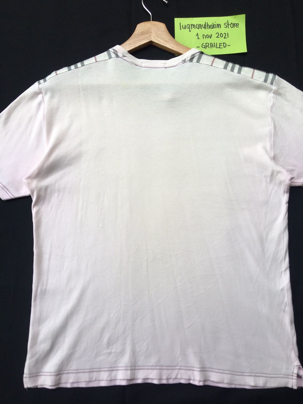 Burberry Vintage Burberry Checkered Tshirt Size US M / EU 48-50 / 2 - 17 Thumbnail