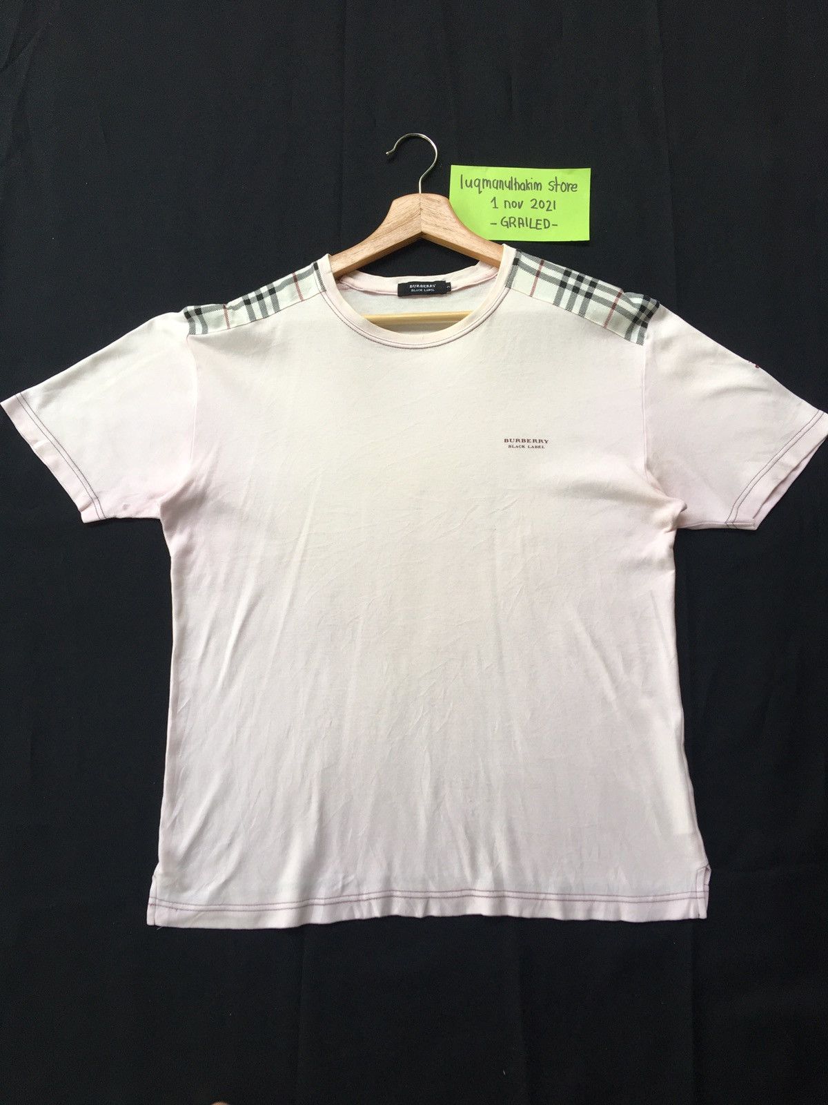 Burberry Vintage Burberry Checkered Tshirt Size US M / EU 48-50 / 2 - 2 Thumbnail