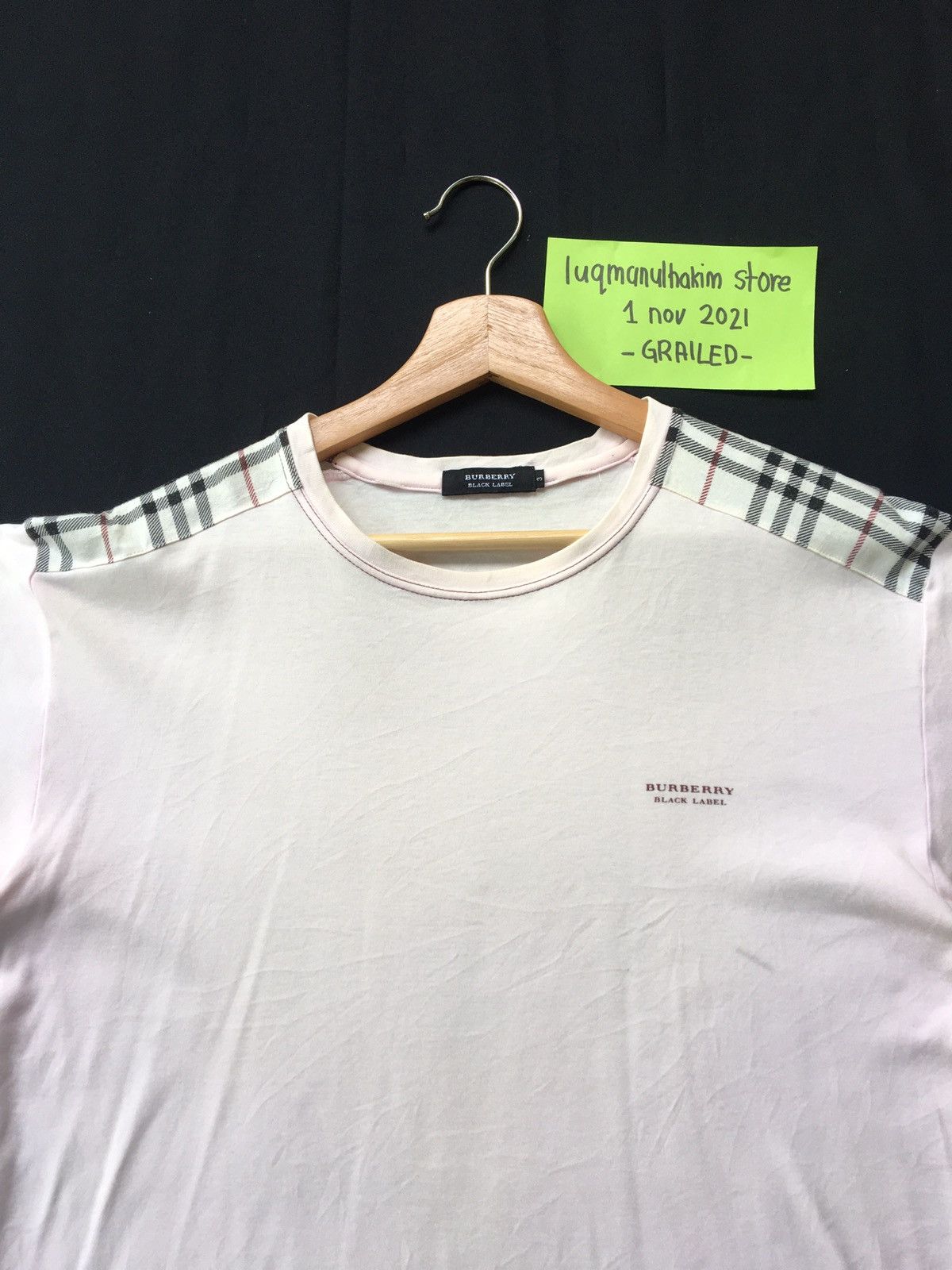 Burberry Vintage Burberry Checkered Tshirt Size US M / EU 48-50 / 2 - 1 Thumbnail