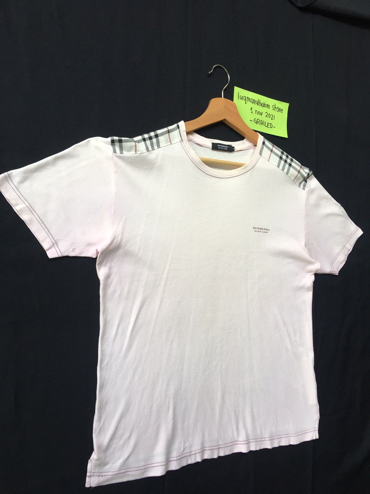 Burberry Vintage Burberry Checkered Tshirt Size US M / EU 48-50 / 2 - 5 Thumbnail
