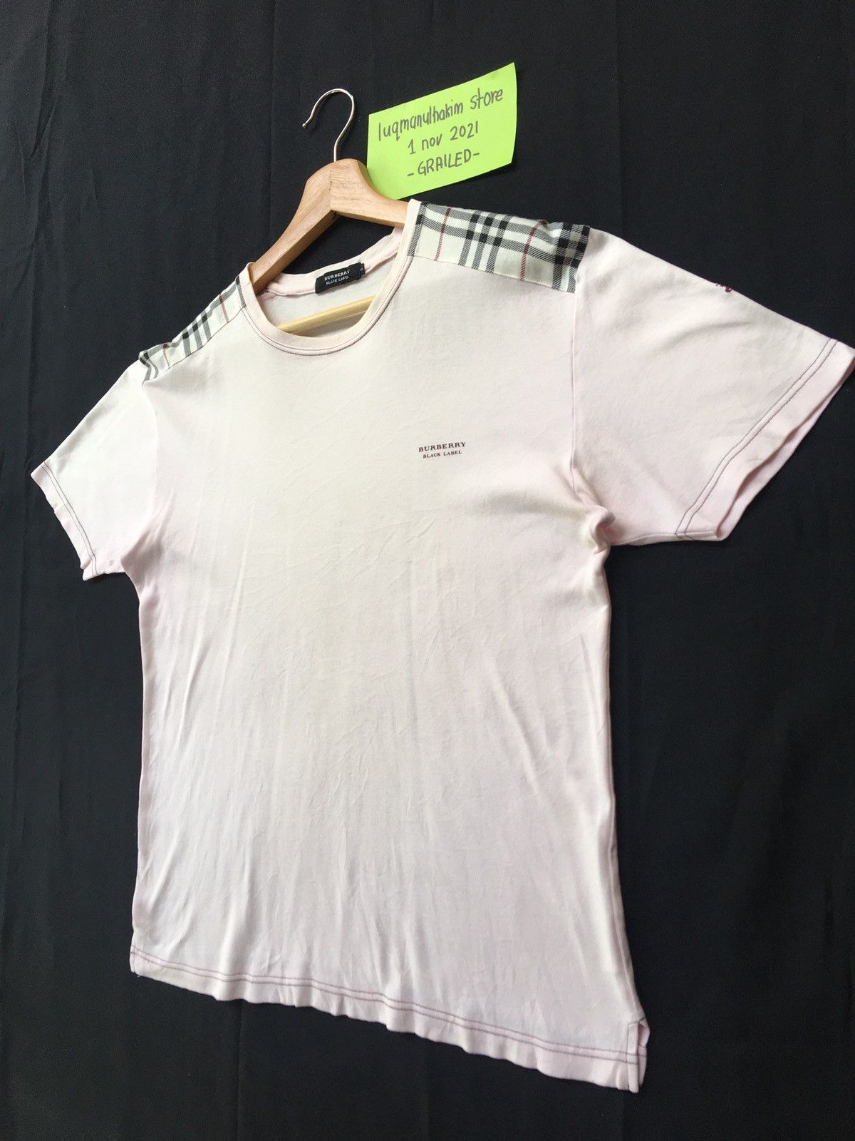 Burberry Vintage Burberry Checkered Tshirt Size US M / EU 48-50 / 2 - 4 Thumbnail