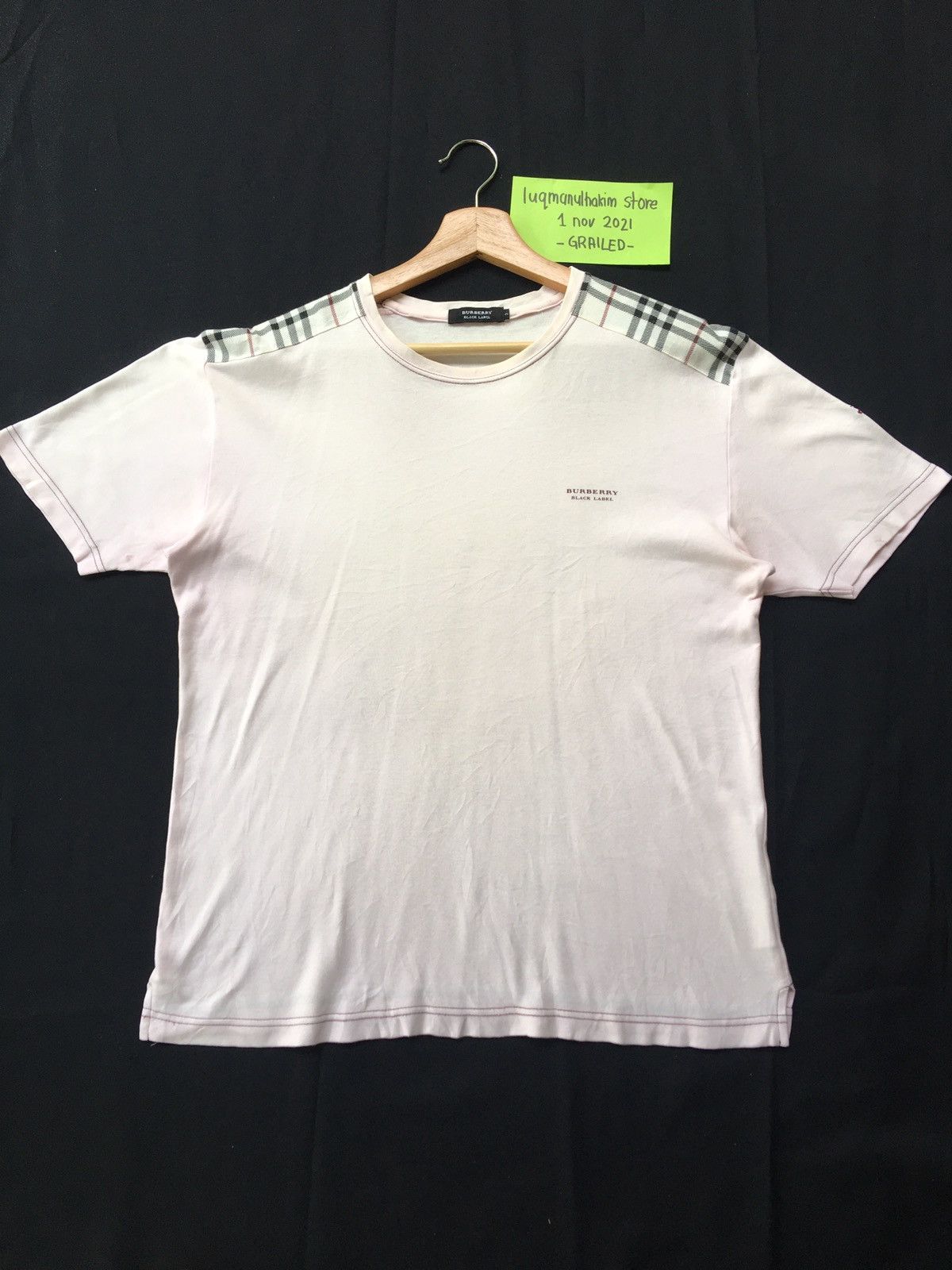 Burberry Vintage Burberry Checkered Tshirt Size US M / EU 48-50 / 2 - 3 Thumbnail