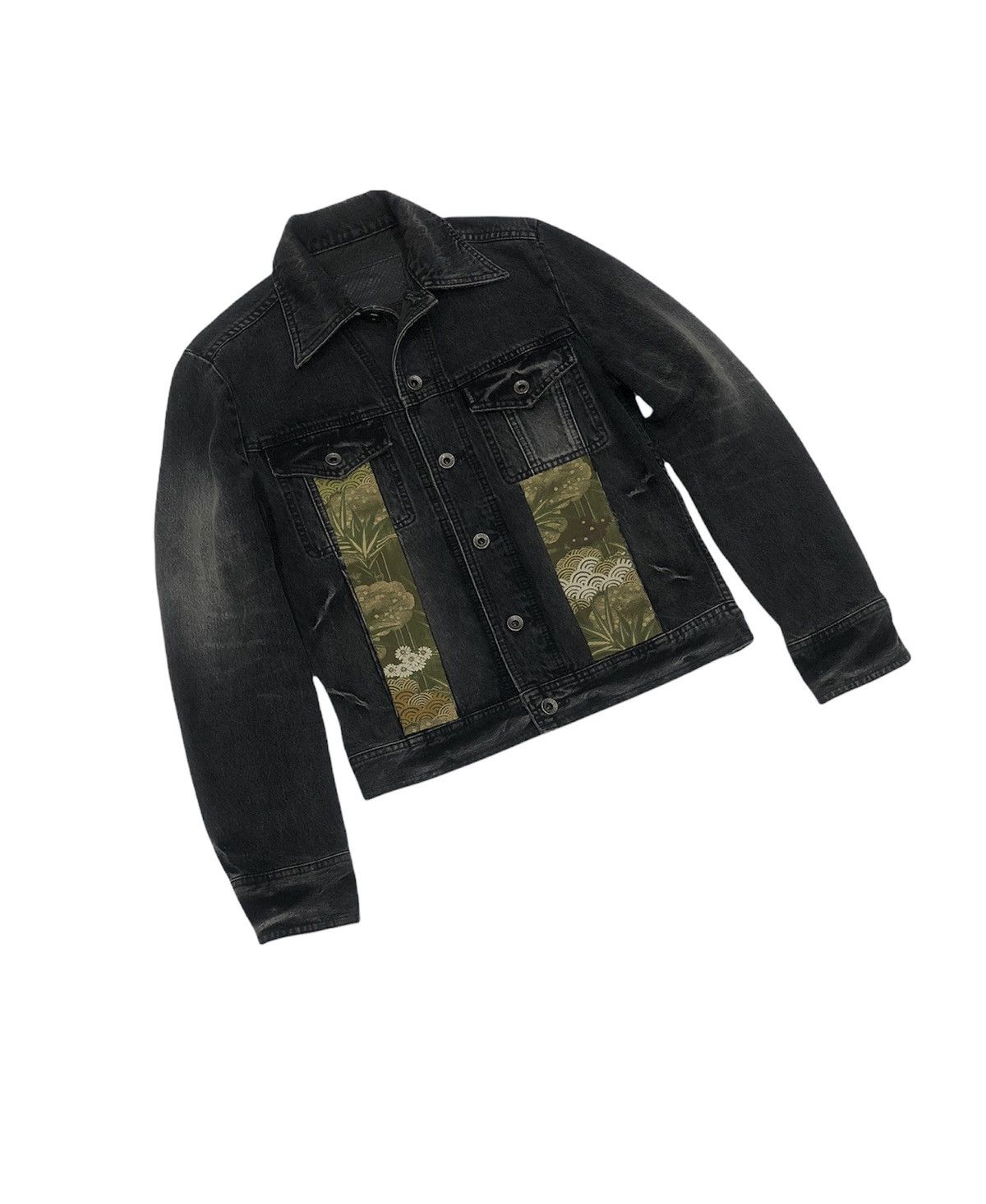 14th Addiction Rare 5351 Pour Les Homme Patchwork Trucker Jacket Size US M / EU 48-50 / 2 - 3 Thumbnail