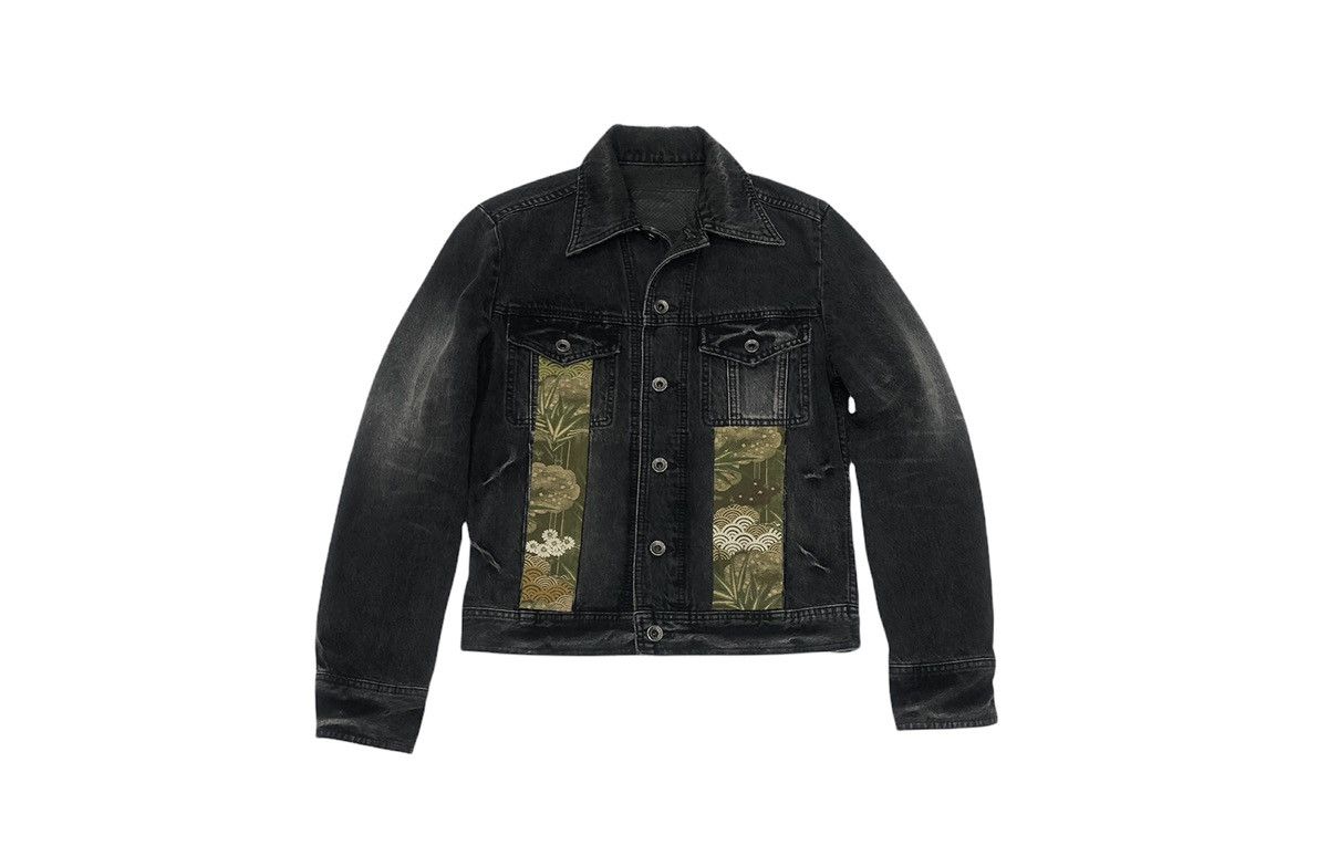 14th Addiction Rare 5351 Pour Les Homme Patchwork Trucker Jacket Size US M / EU 48-50 / 2 - 1 Thumbnail