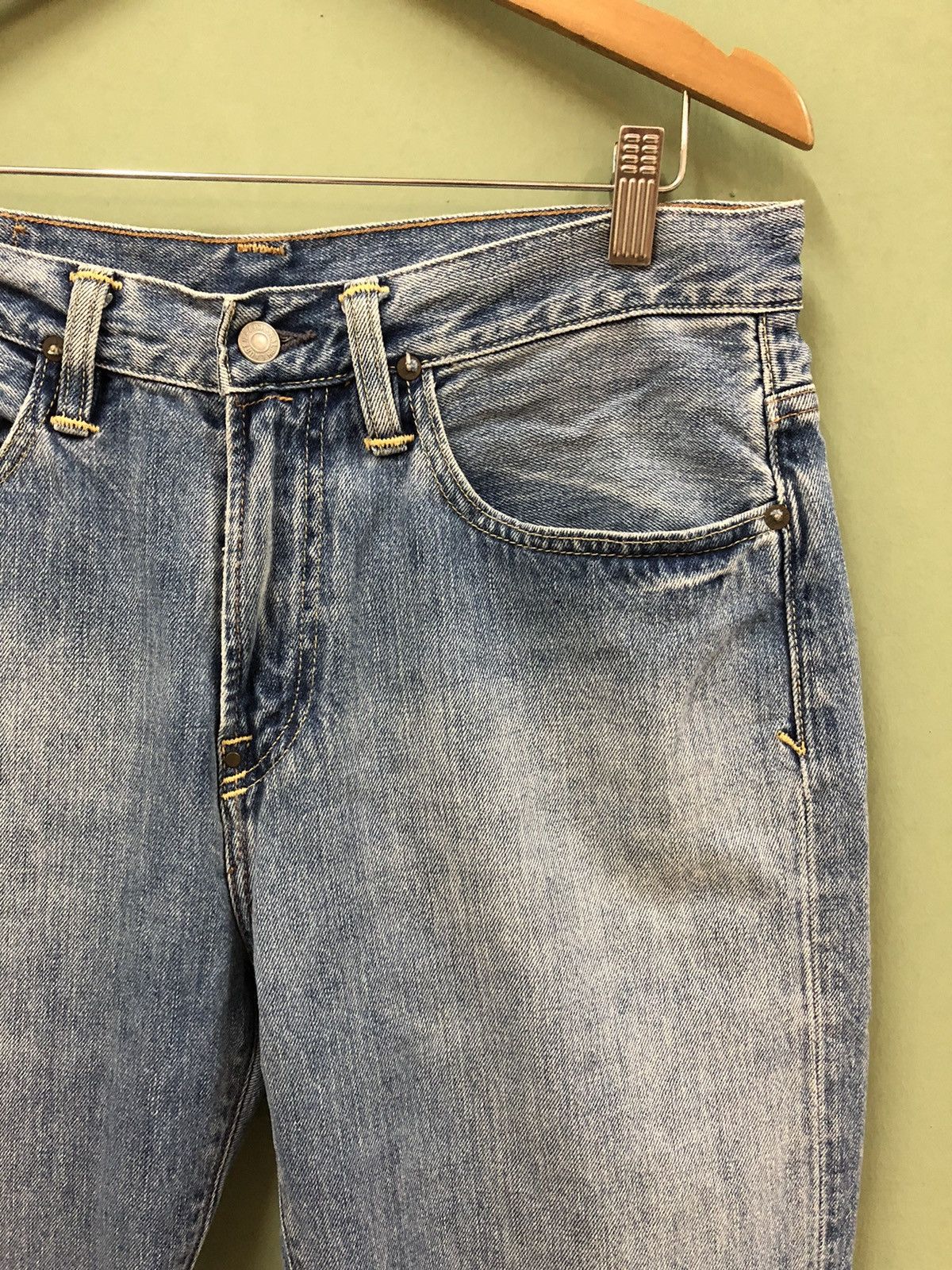 Polo Ralph Lauren × Ralph Lauren POLO RL - REGULAR FIT MID WASH BASIC VINTAGE JEANS Size US 31 - 10 Thumbnail