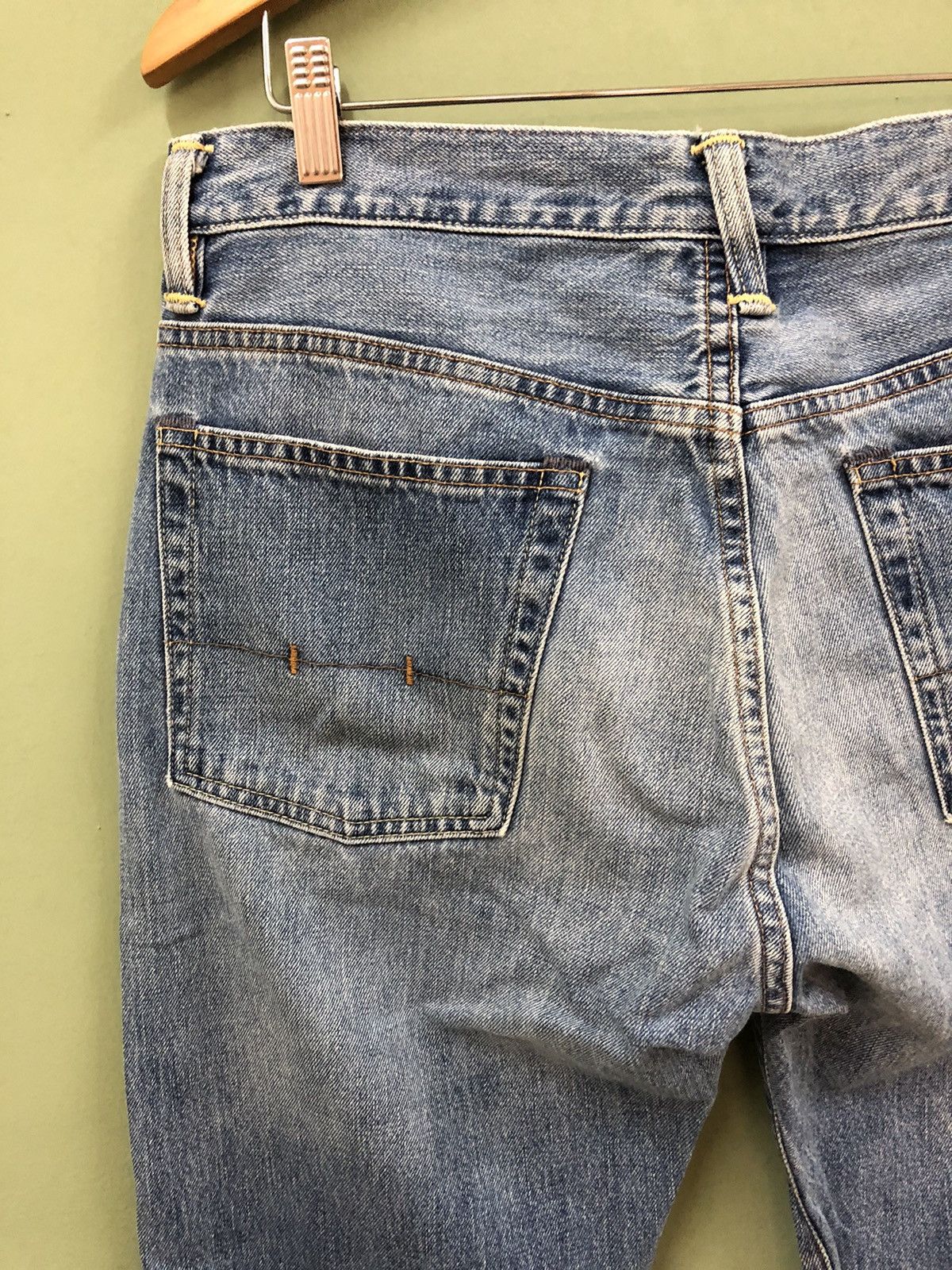 Polo Ralph Lauren × Ralph Lauren POLO RL - REGULAR FIT MID WASH BASIC VINTAGE JEANS Size US 31 - 4 Thumbnail
