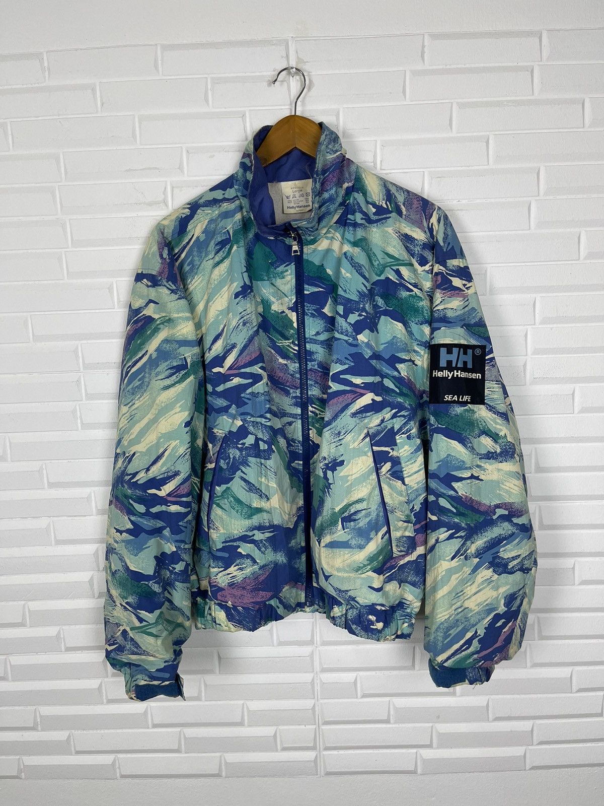Helly Hansen Vintage Ocean Blue HELLY HANSEN 90’s Norway Size US L / EU 52-54 / 3 - 1 Thumbnail