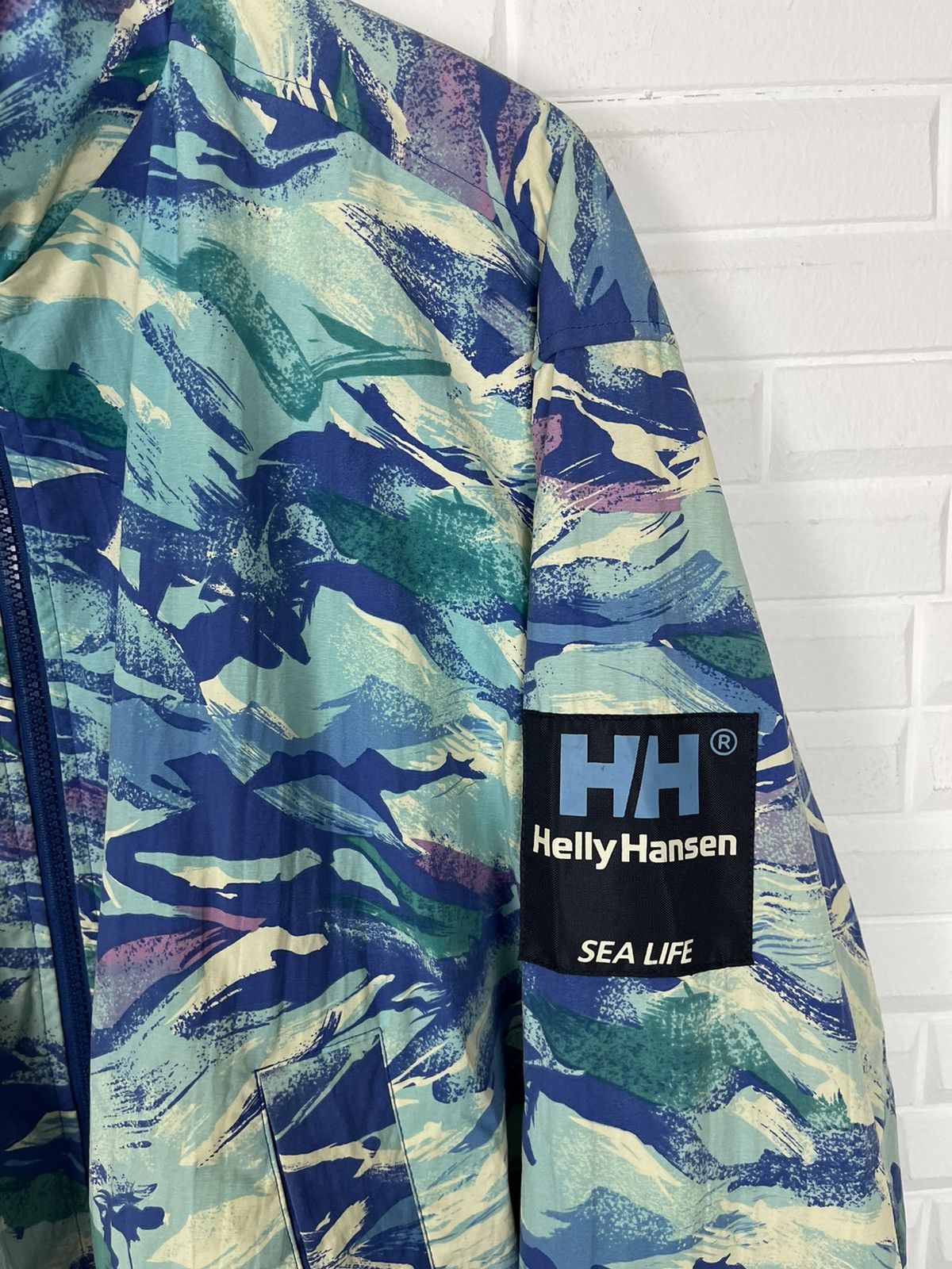 Helly Hansen Vintage Ocean Blue HELLY HANSEN 90’s Norway Size US L / EU 52-54 / 3 - 3 Thumbnail