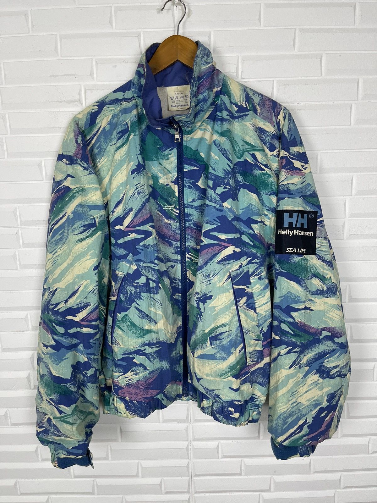 Helly Hansen Vintage Ocean Blue HELLY HANSEN 90’s Norway Size US L / EU 52-54 / 3 - 2 Thumbnail