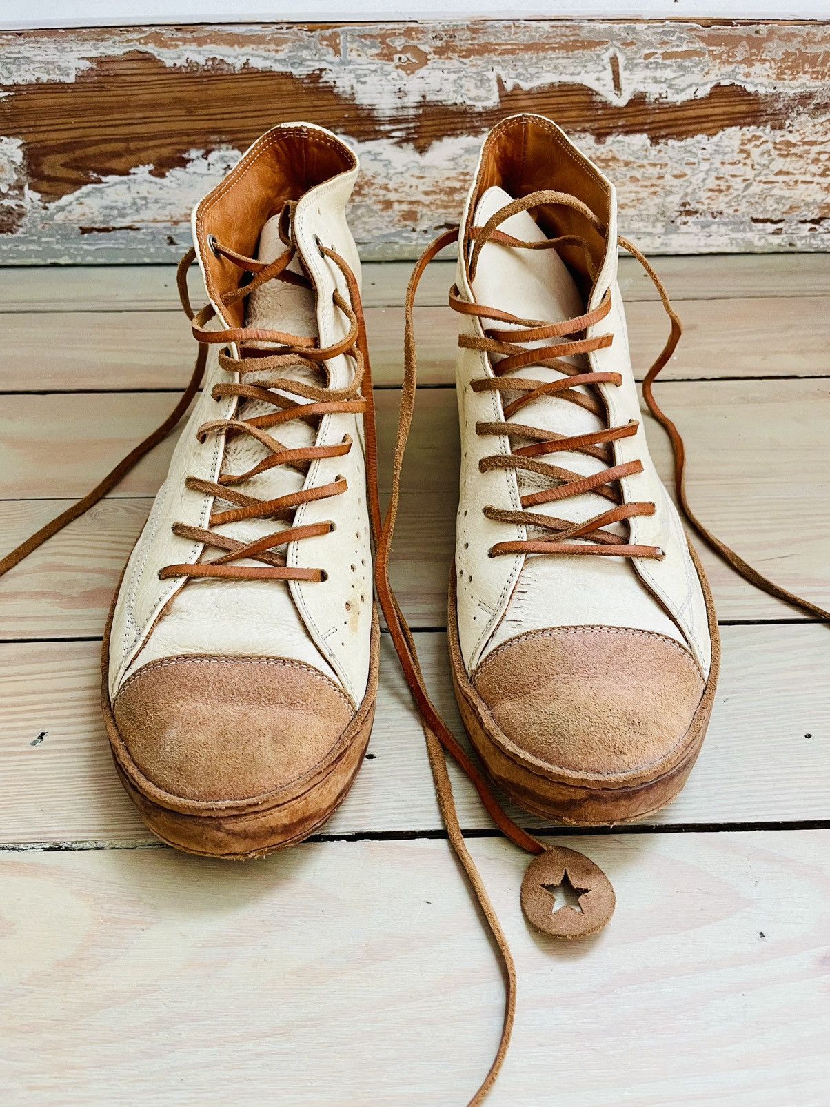 Converse × SAK by Ryusaku Hiruma Chuck Tailor Hand Made Leather Hi 