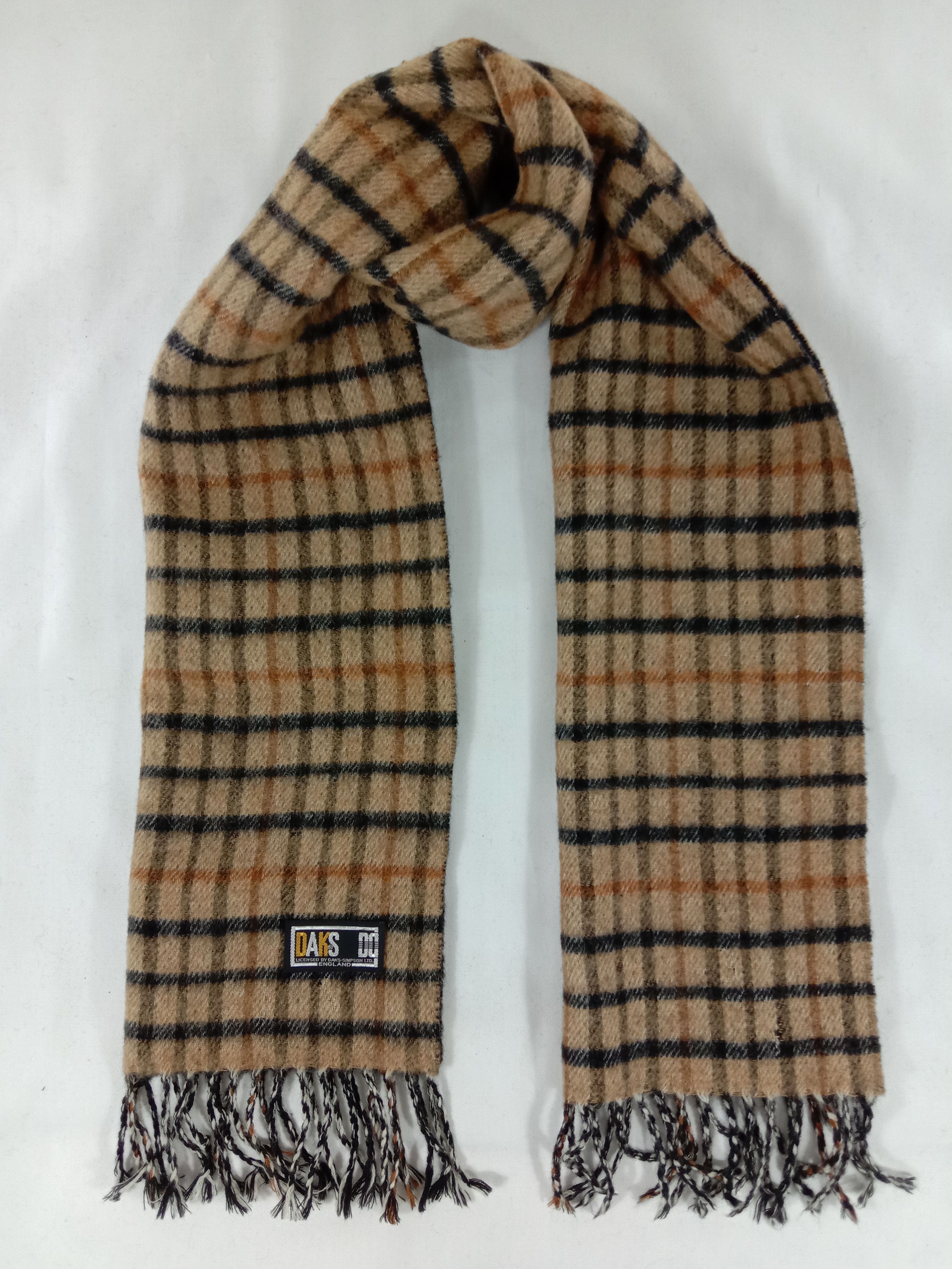 DAKS Daks London Scarf / Muffler / Wool Size ONE SIZE - 2 Thumbnail
