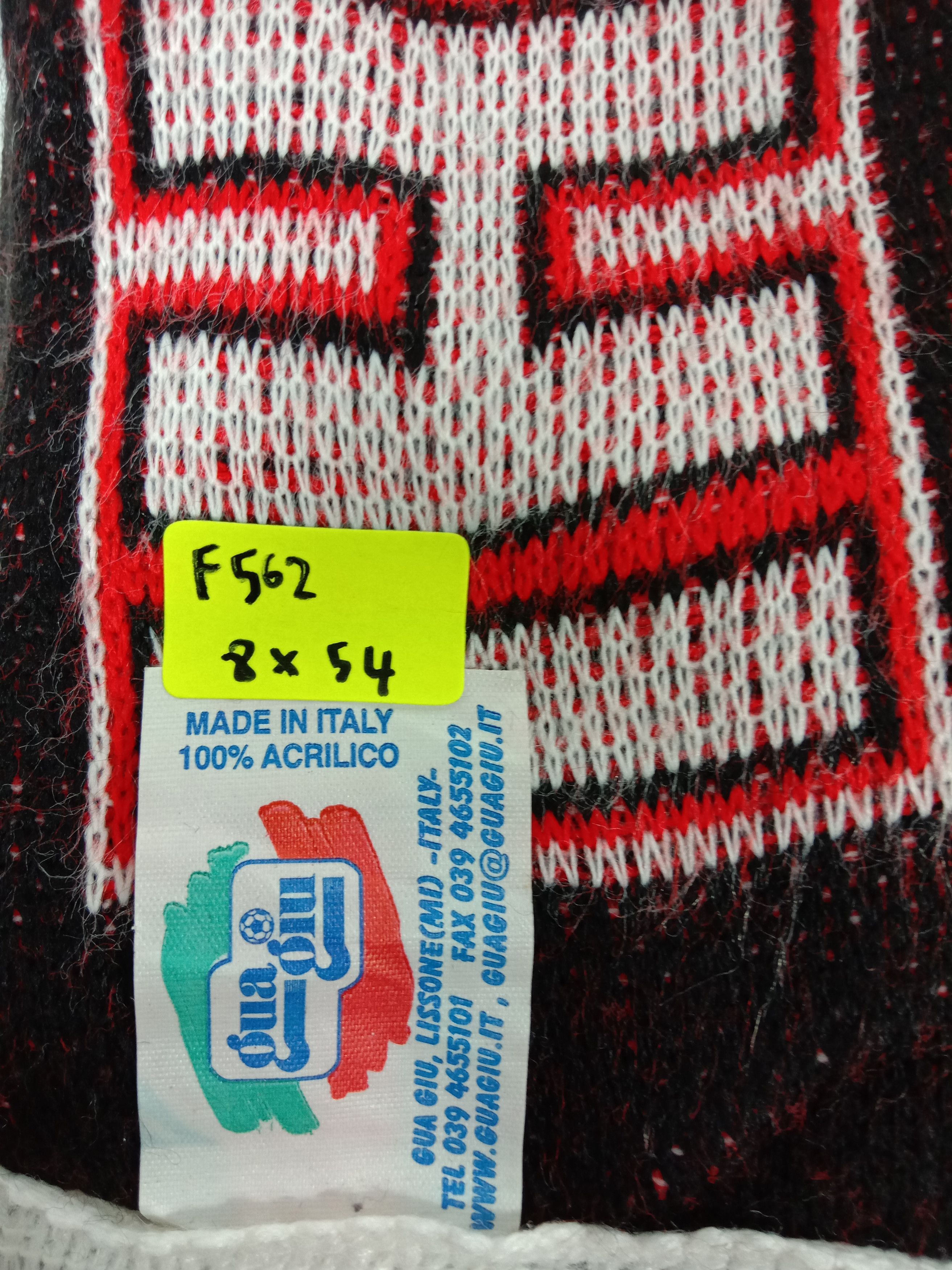 Vintage Vintage AC Milan x Inzaghi Scarf / Muffler / Wool Size ONE SIZE - 6 Thumbnail