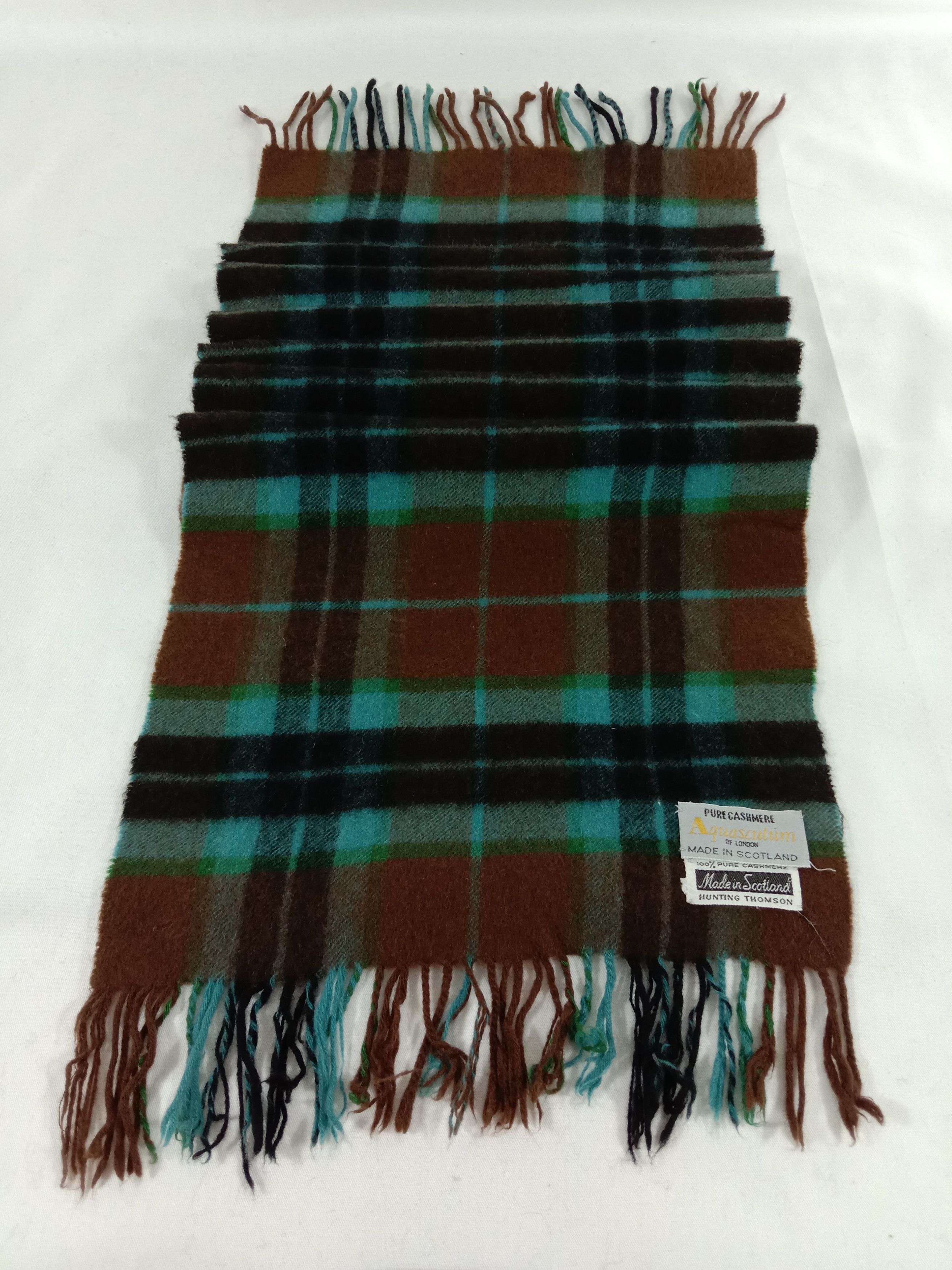Aquascutum Vintage Aquascutum Scarf / Muffler / Wool Size ONE SIZE - 3 Thumbnail