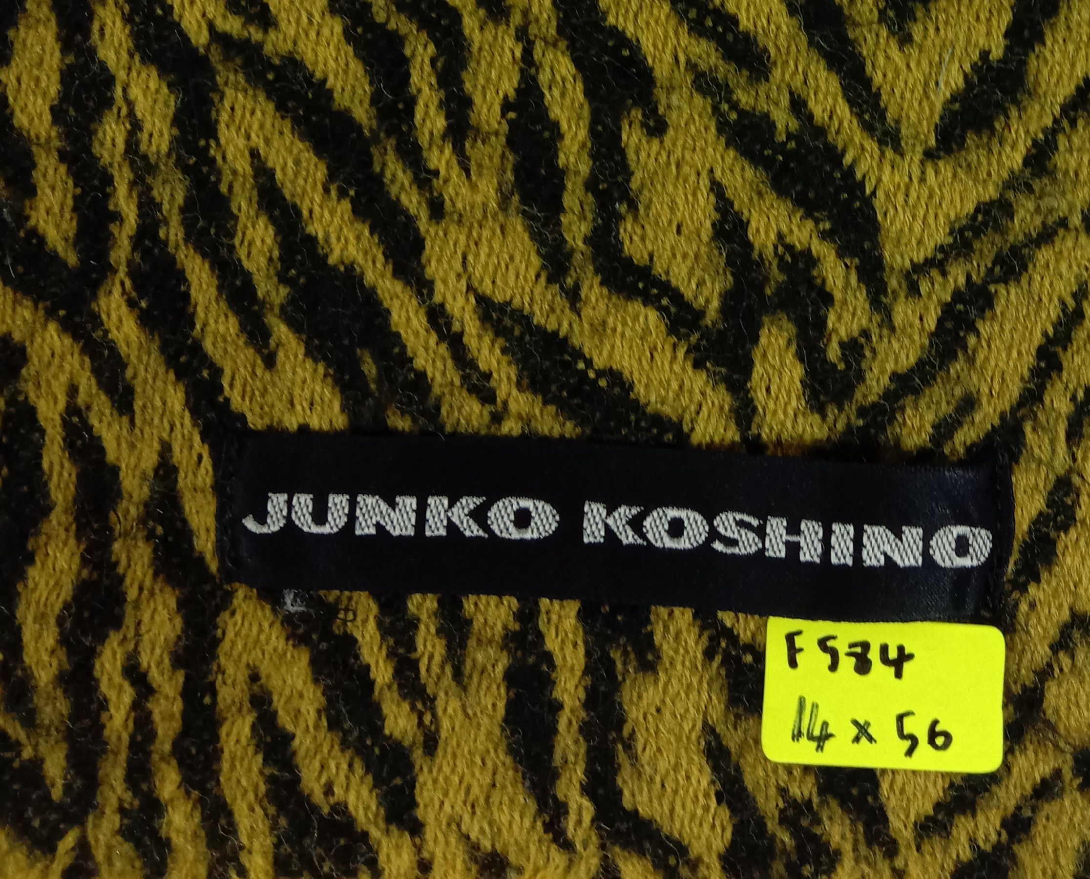 Mr. Junko Junko Koshino Scarf / Muffler / Wool Size ONE SIZE - 5 Thumbnail