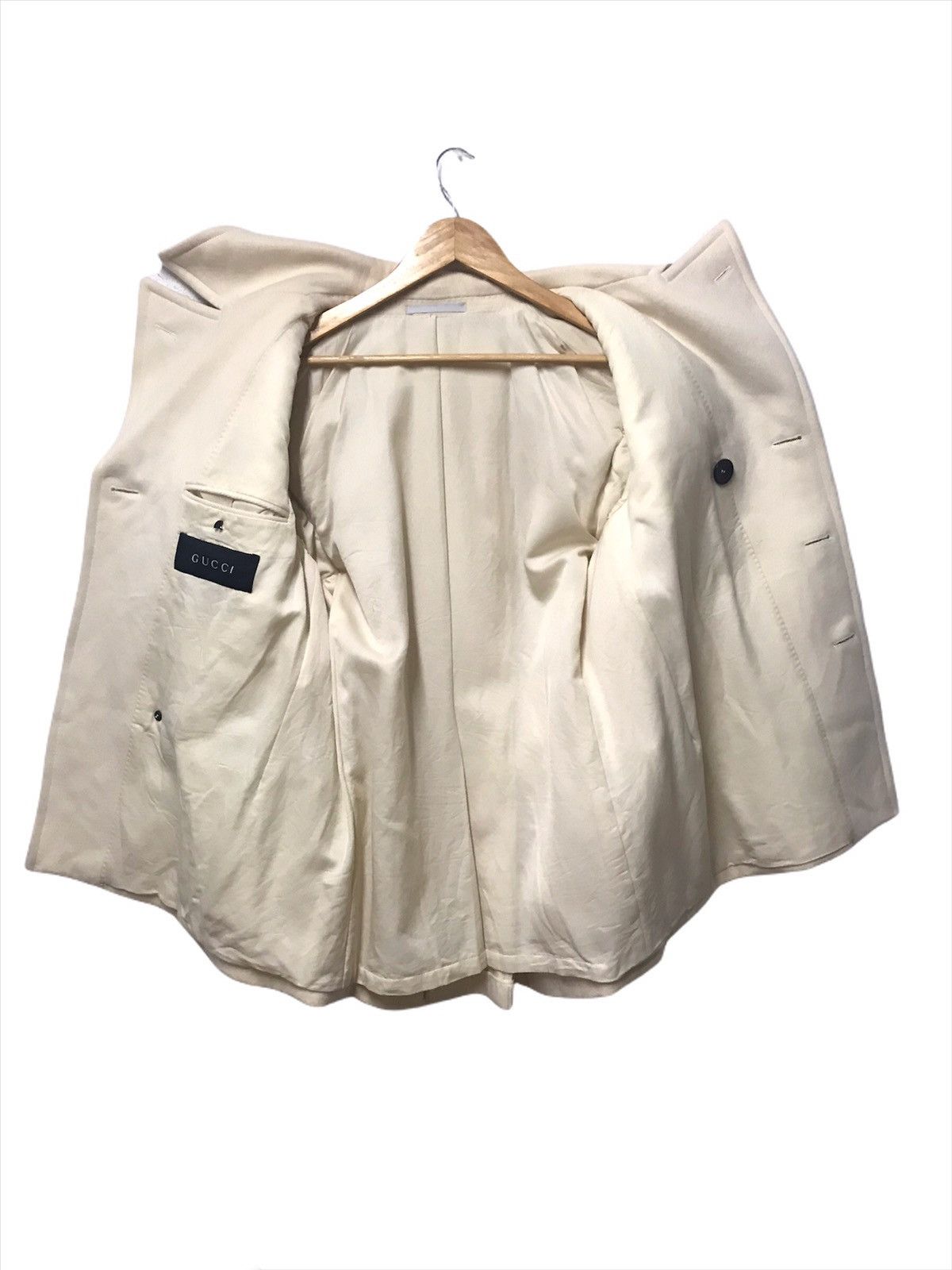 Gucci Head🔥Vintage Gucci Overcoat Wool Jacket Size US L / EU 52-54 / 3 - 7 Thumbnail