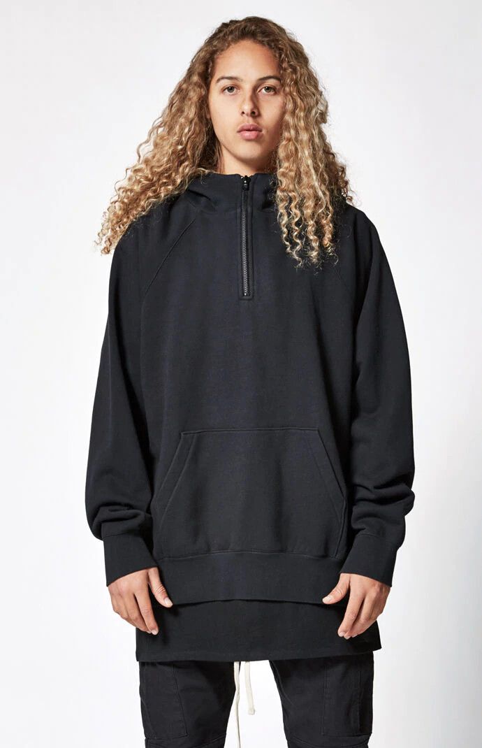 Fear of God Fear of God Essentials Half Zip Pullover Hoodie in L Size US L / EU 52-54 / 3 - 1 Thumbnail
