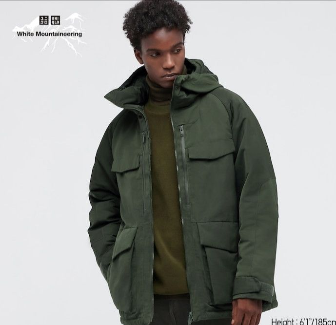 Uniqlo parka best sale hybrid down