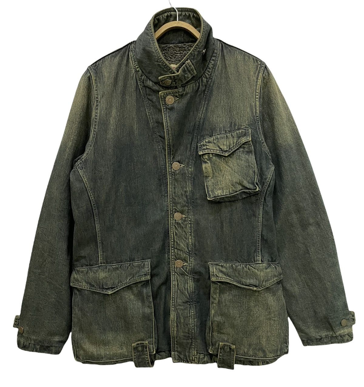 Vintage Vintage Johnbull Multipocket Sherling Denim Jacket | Grailed